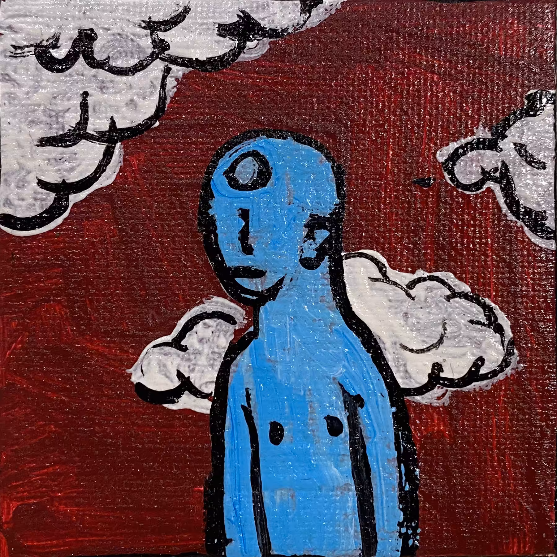 a little cloudy