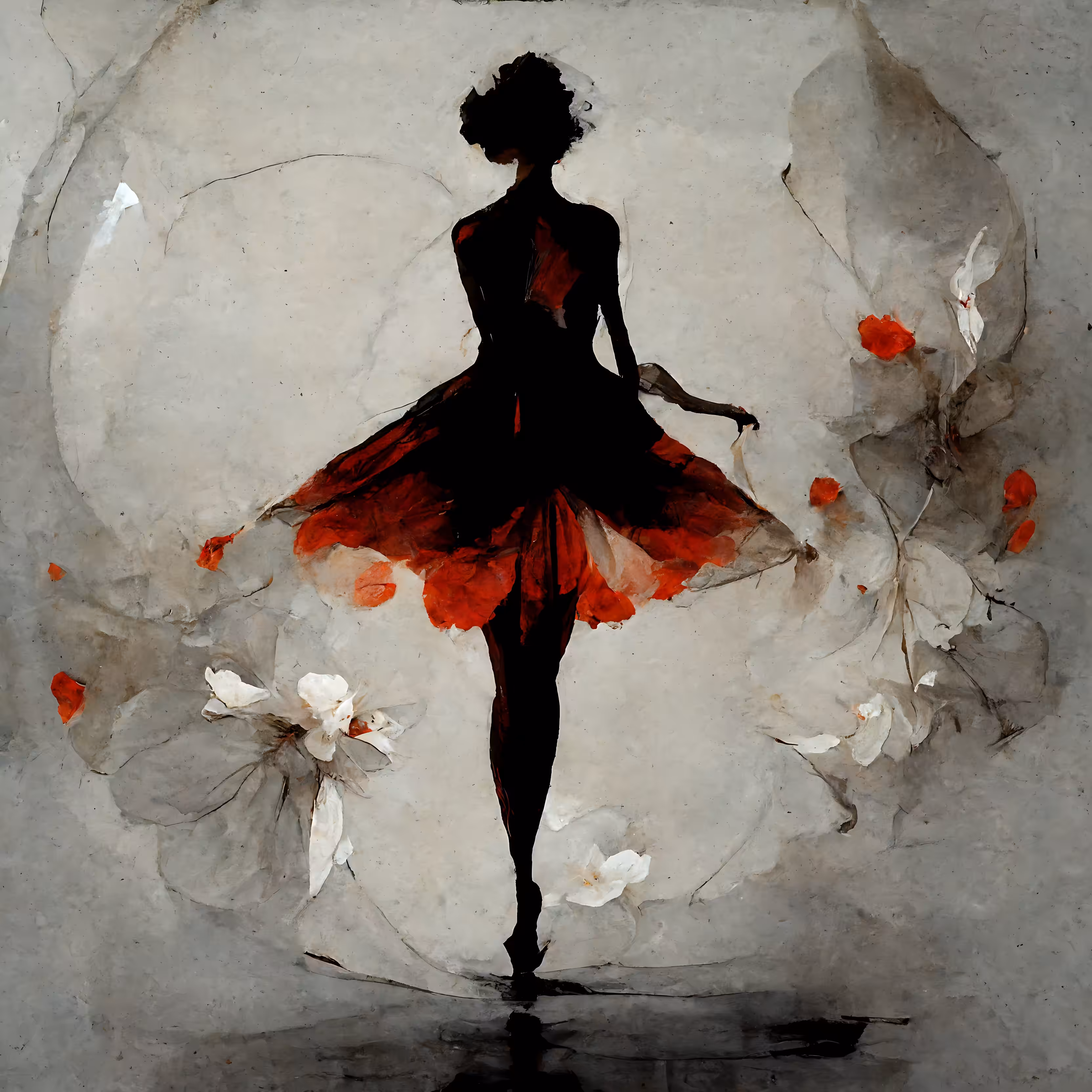The hurt ballerina