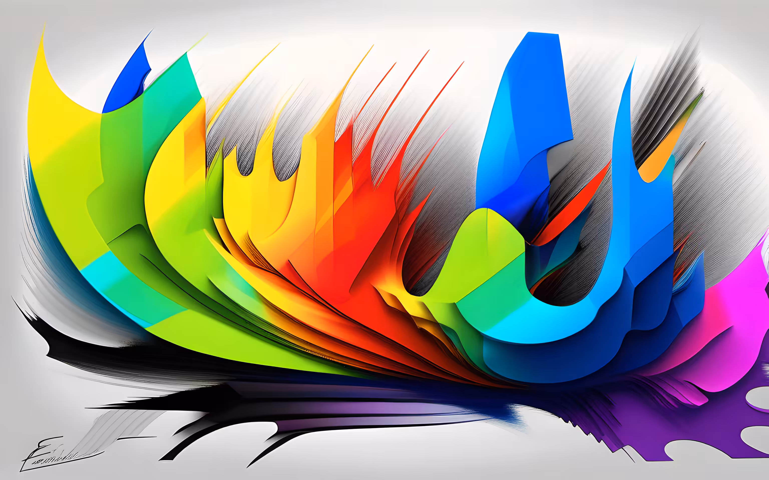 AI imagines famous generative artworks #190