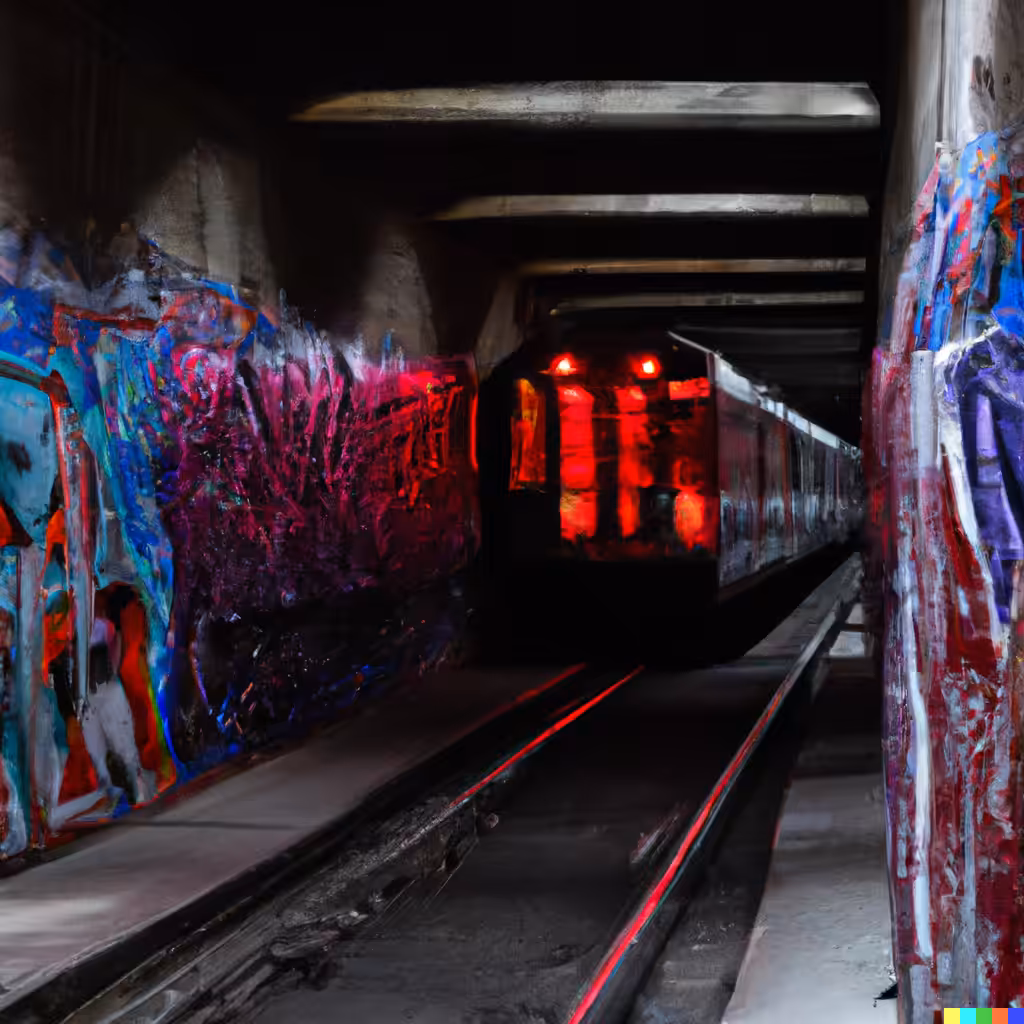 Red Train Approaching