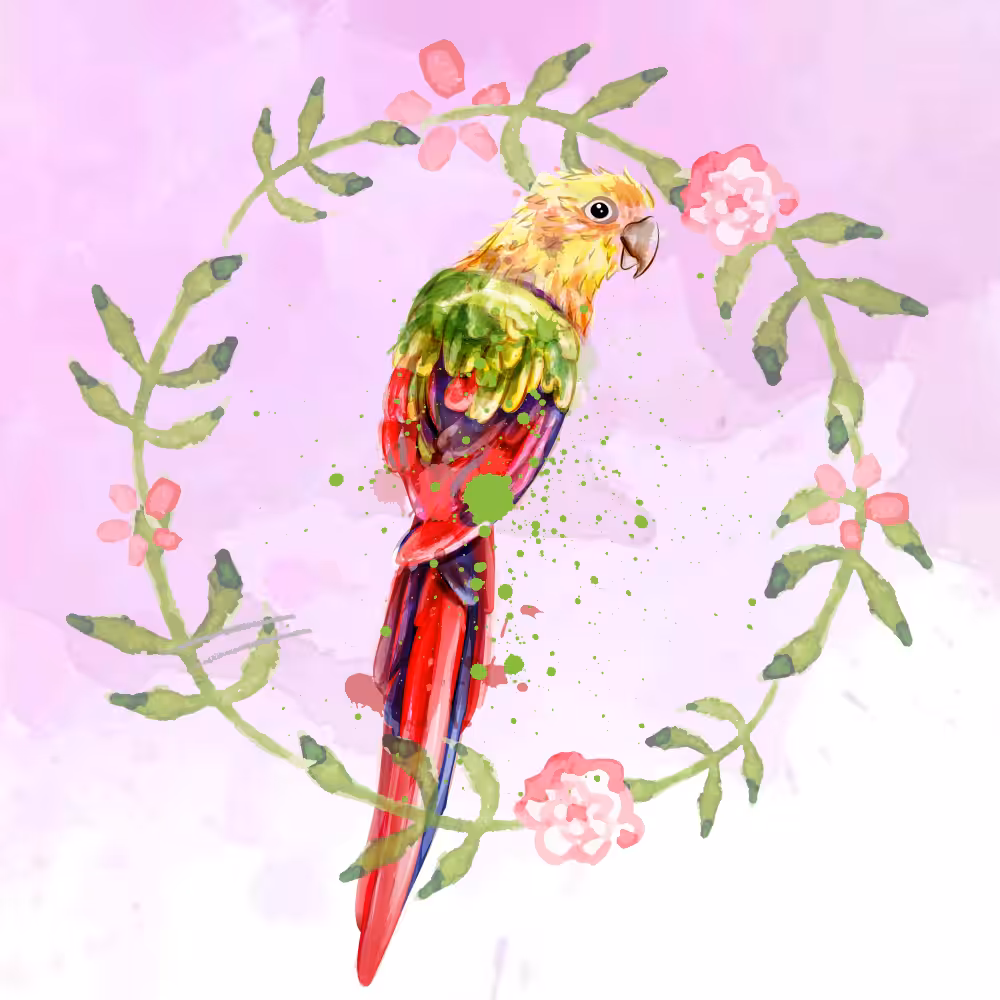 Random Tropical Birds #8