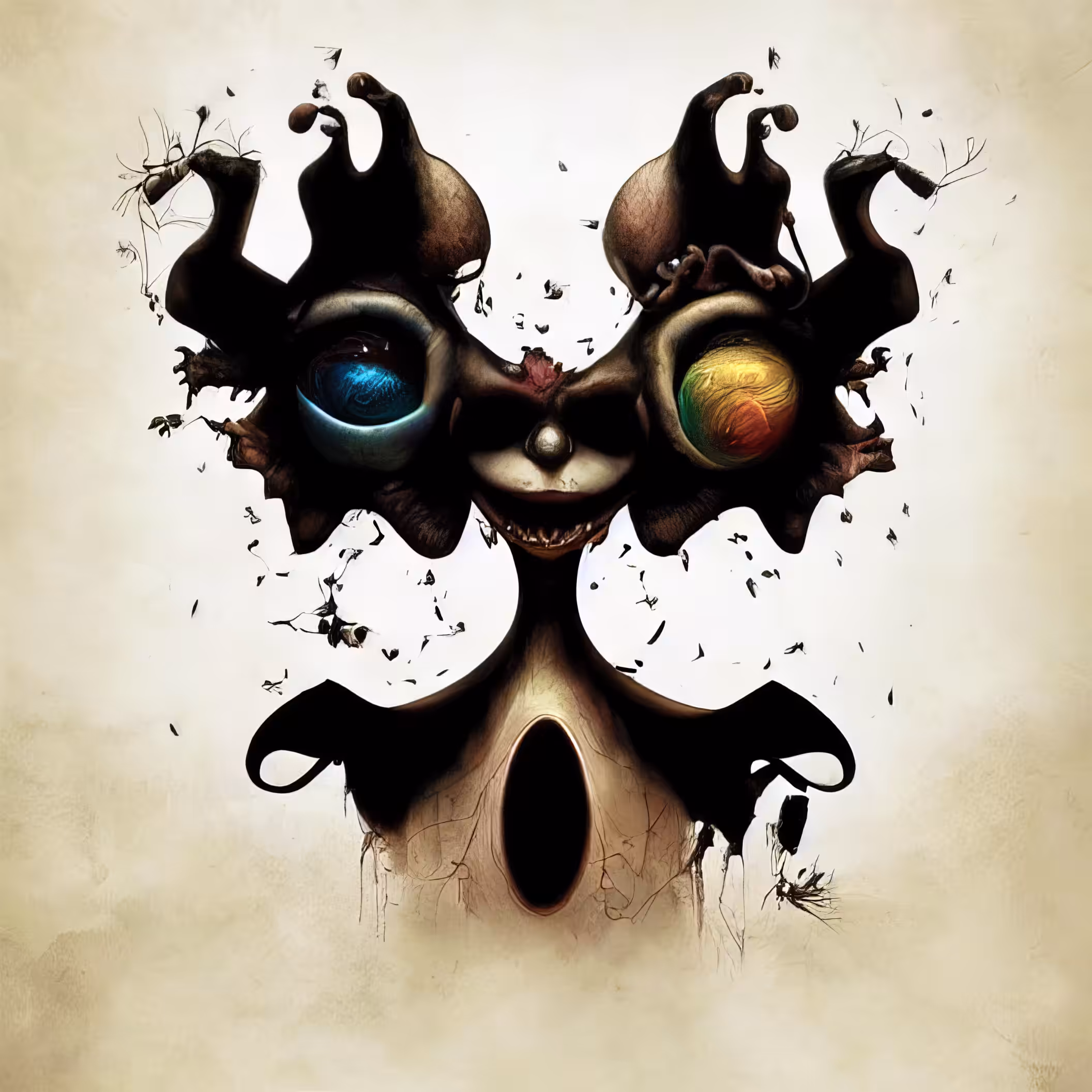 Rorschach Drawings: Rorschach #13 - Evolution