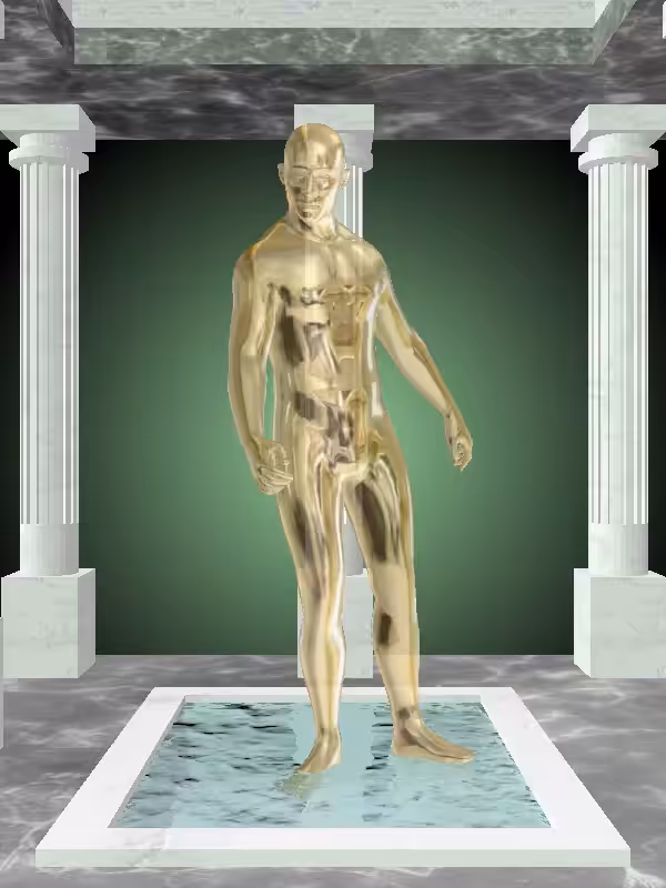 HeavenComputer: The Fading Drunk Fool's Gold Man #4951