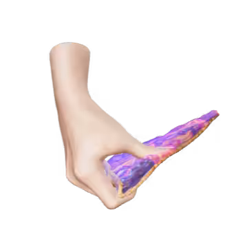 Jennifer's Hand With Pie