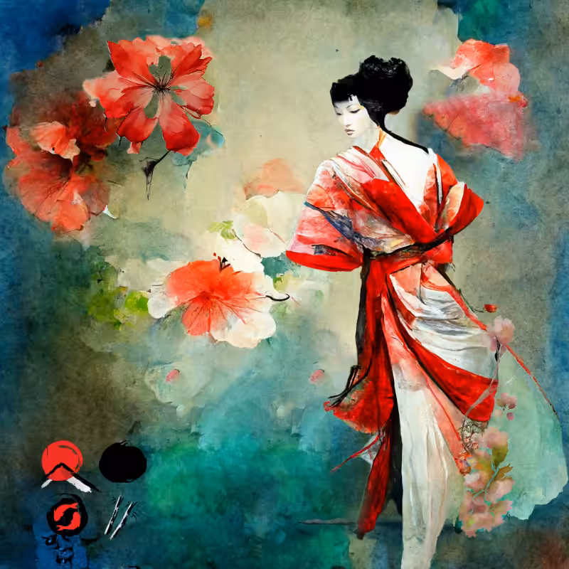 The dancing geisha #18