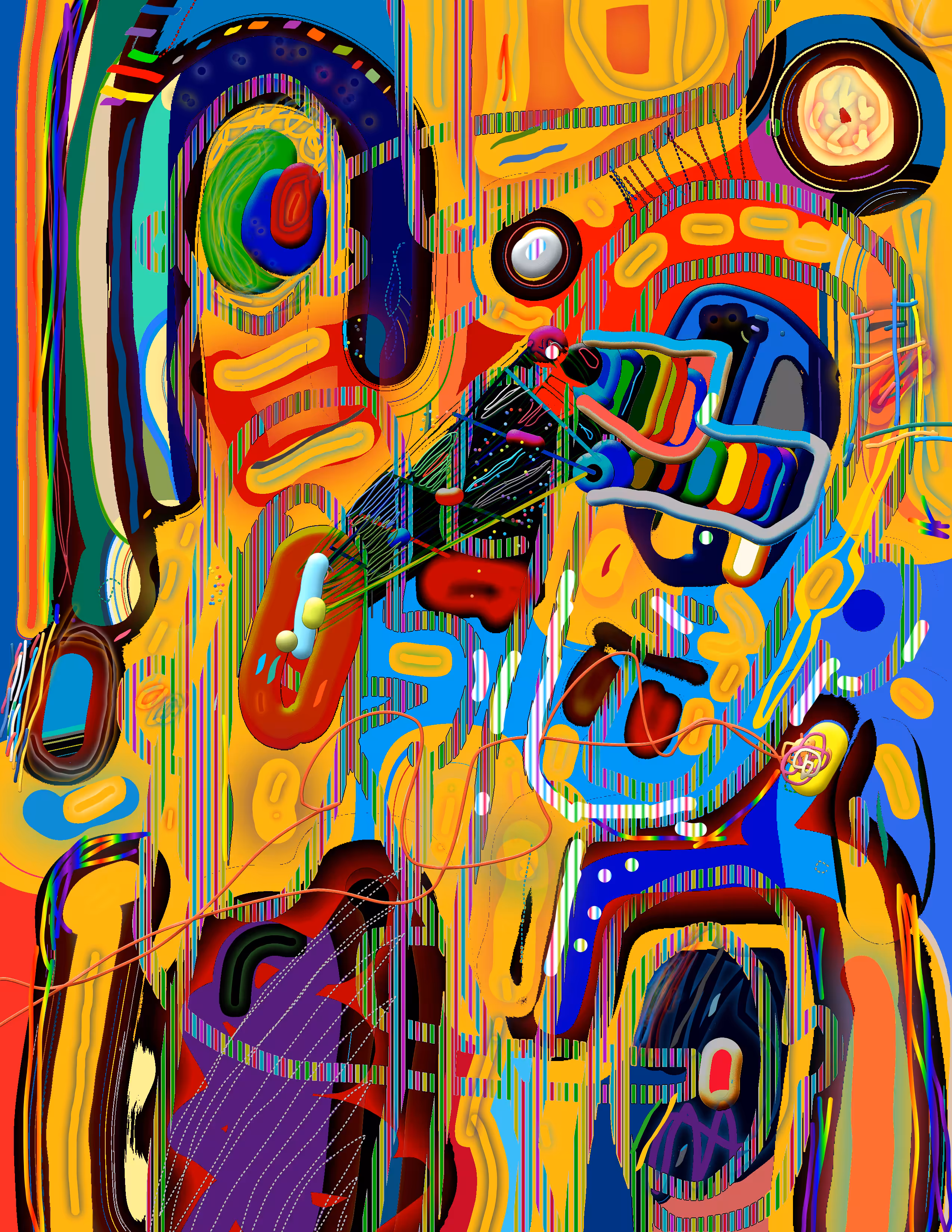 A burst of constructive thinking: Mind fusion (orange)