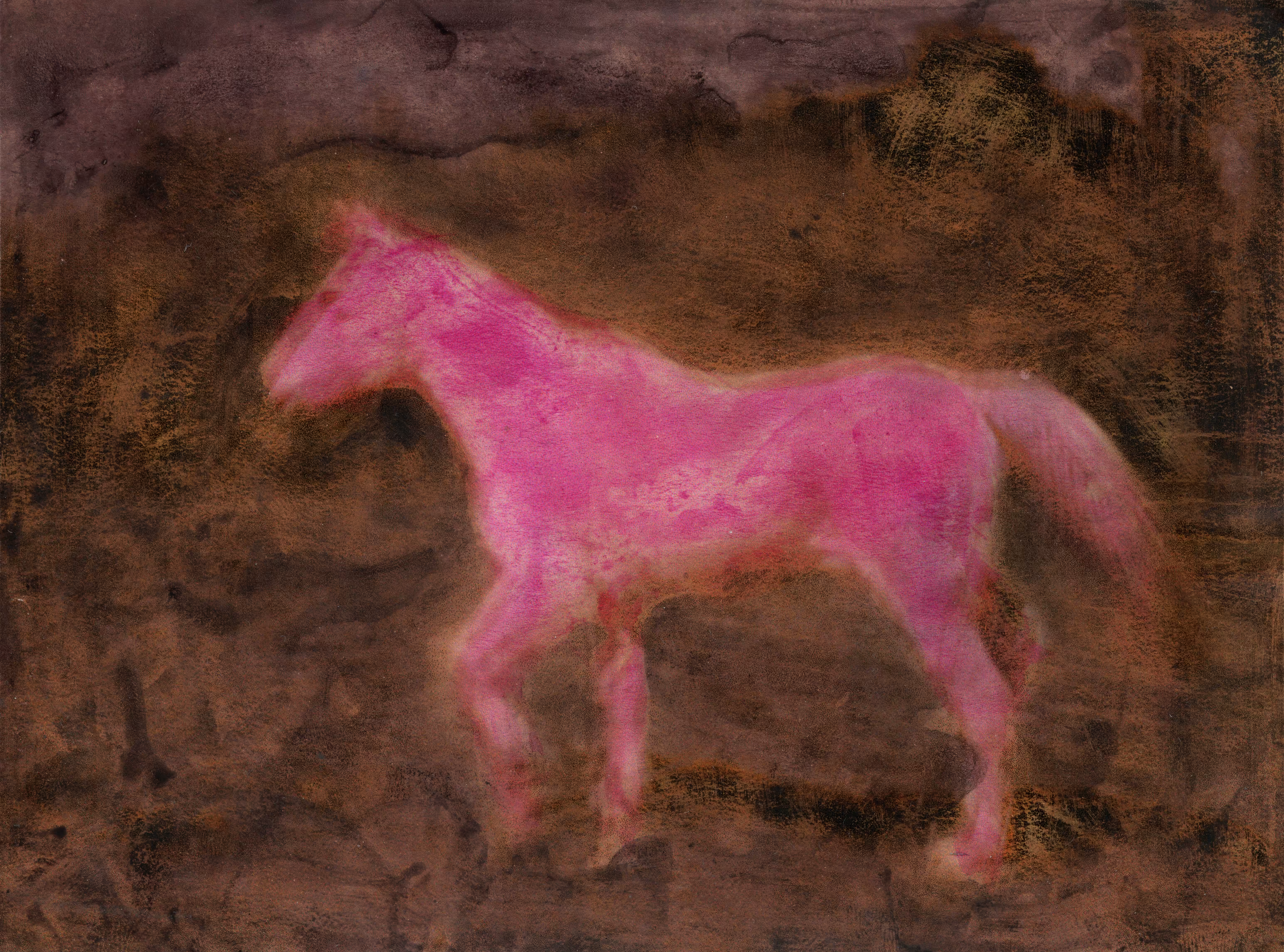 El caballo magenta
