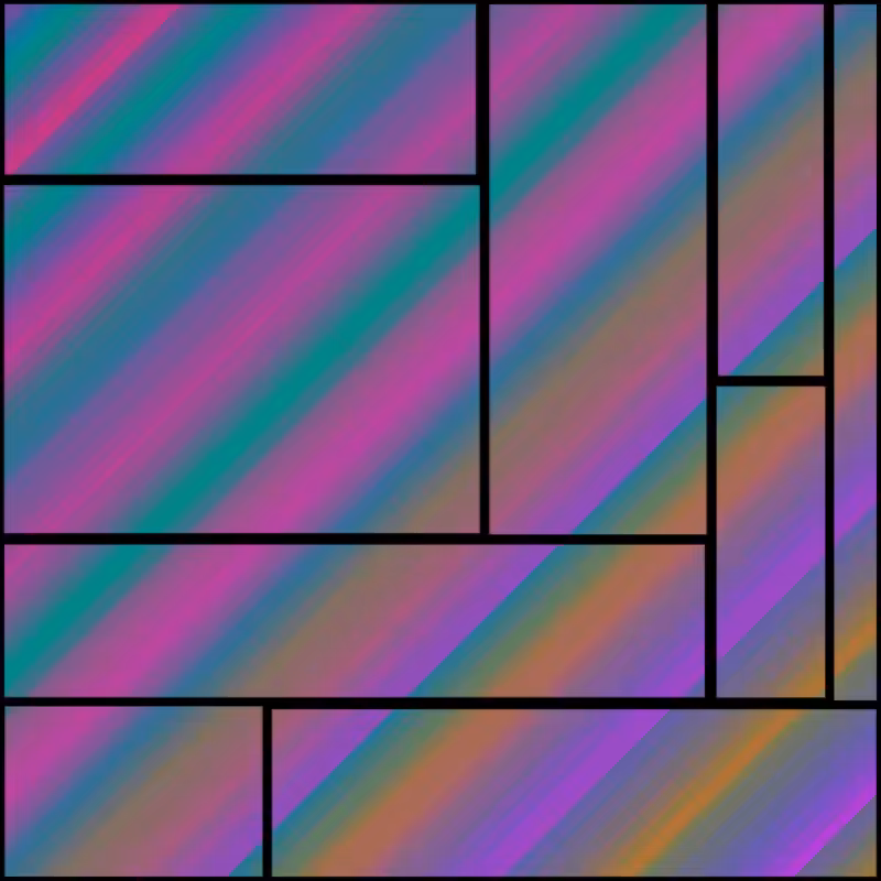 Stacked Mondrian #26