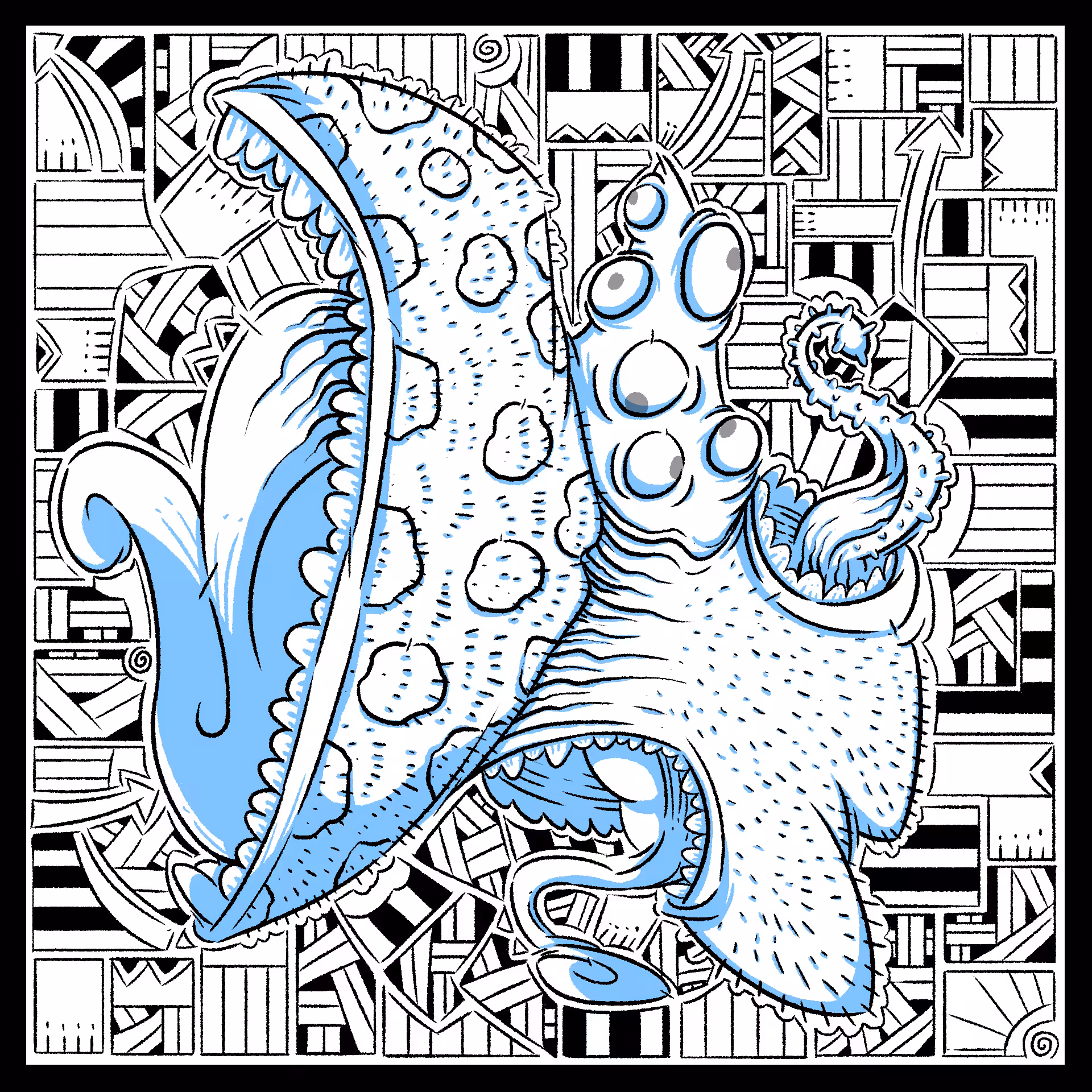 Creature 016 Lineart