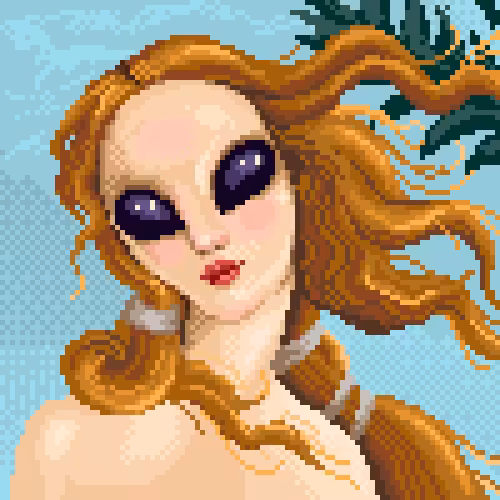 Botticelli’s Birth of Venus detail.
