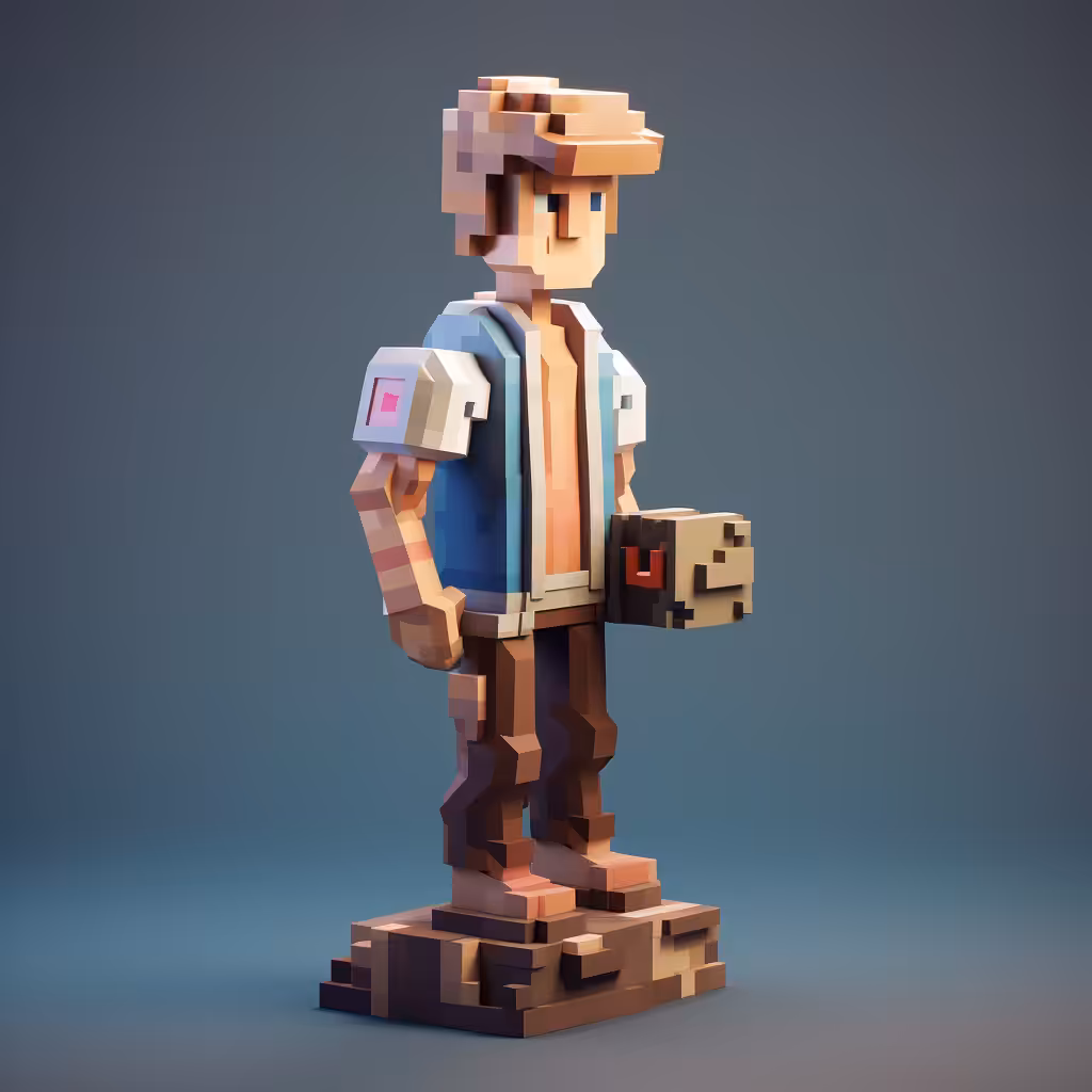 Tez Pixel Figure #74