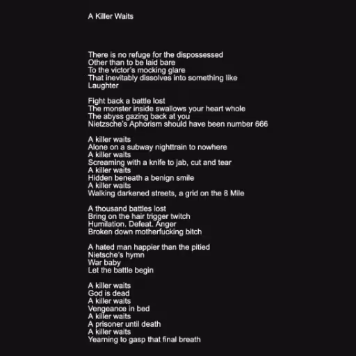 A Killer Waits




T...