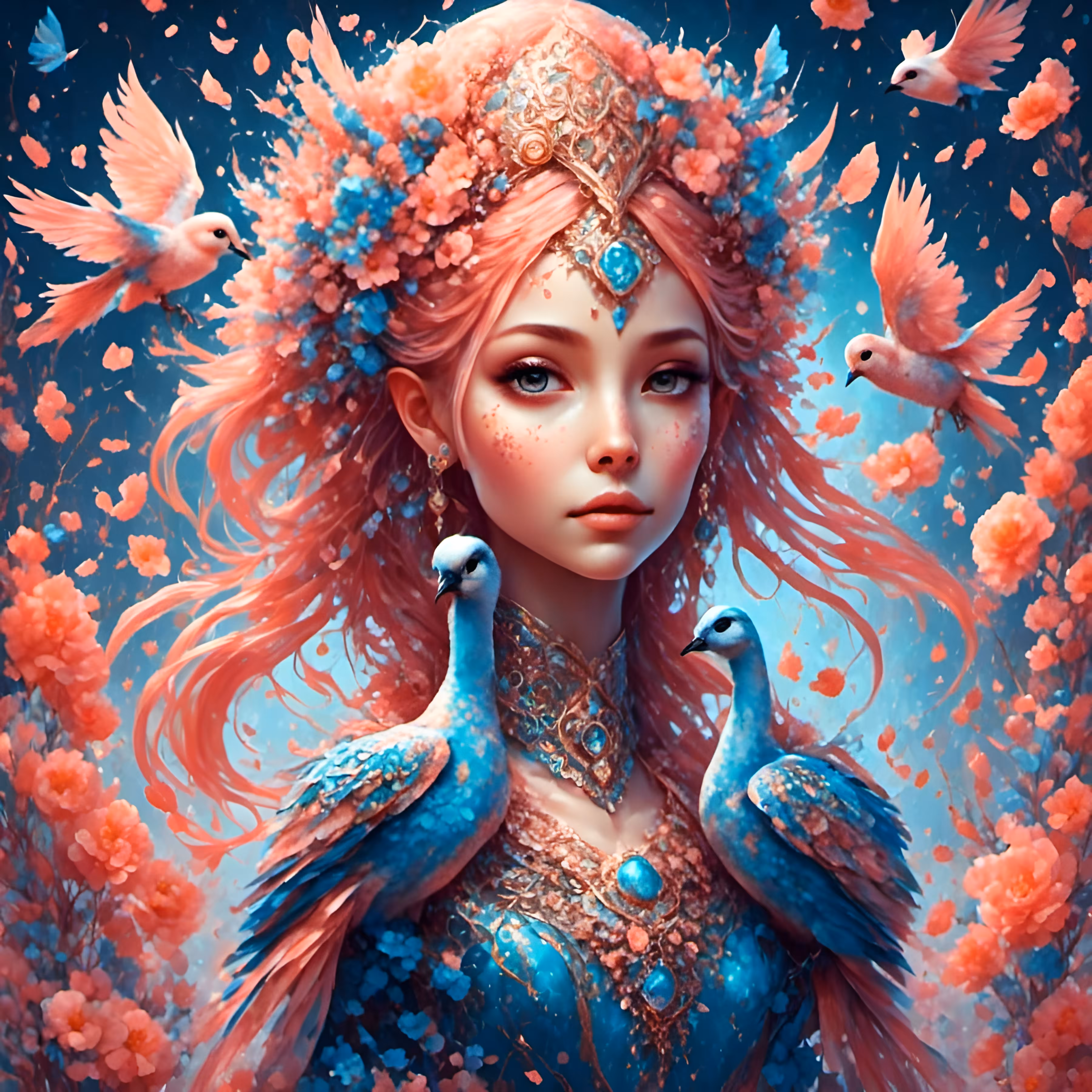 Queen of Pheasants (Raw A.I.)