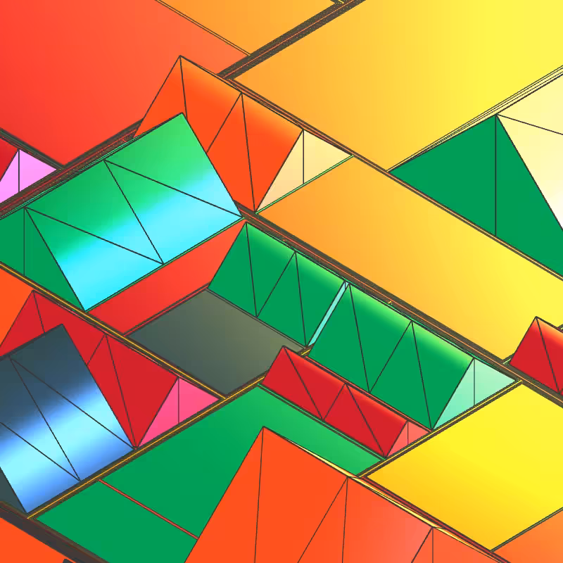 Geometric city #229