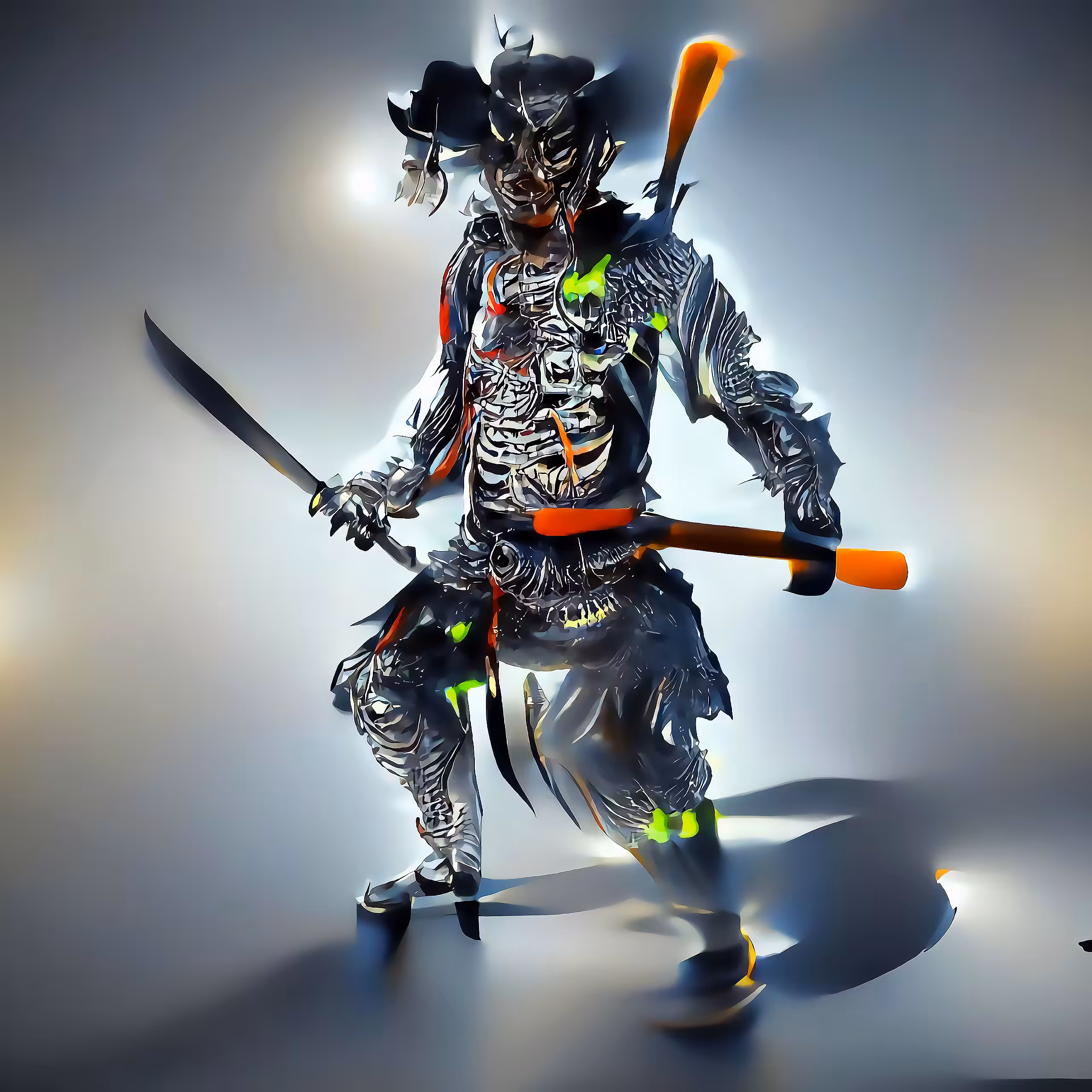 🎃 MENKO SAMURAI HALLOWEEN EDITION 01