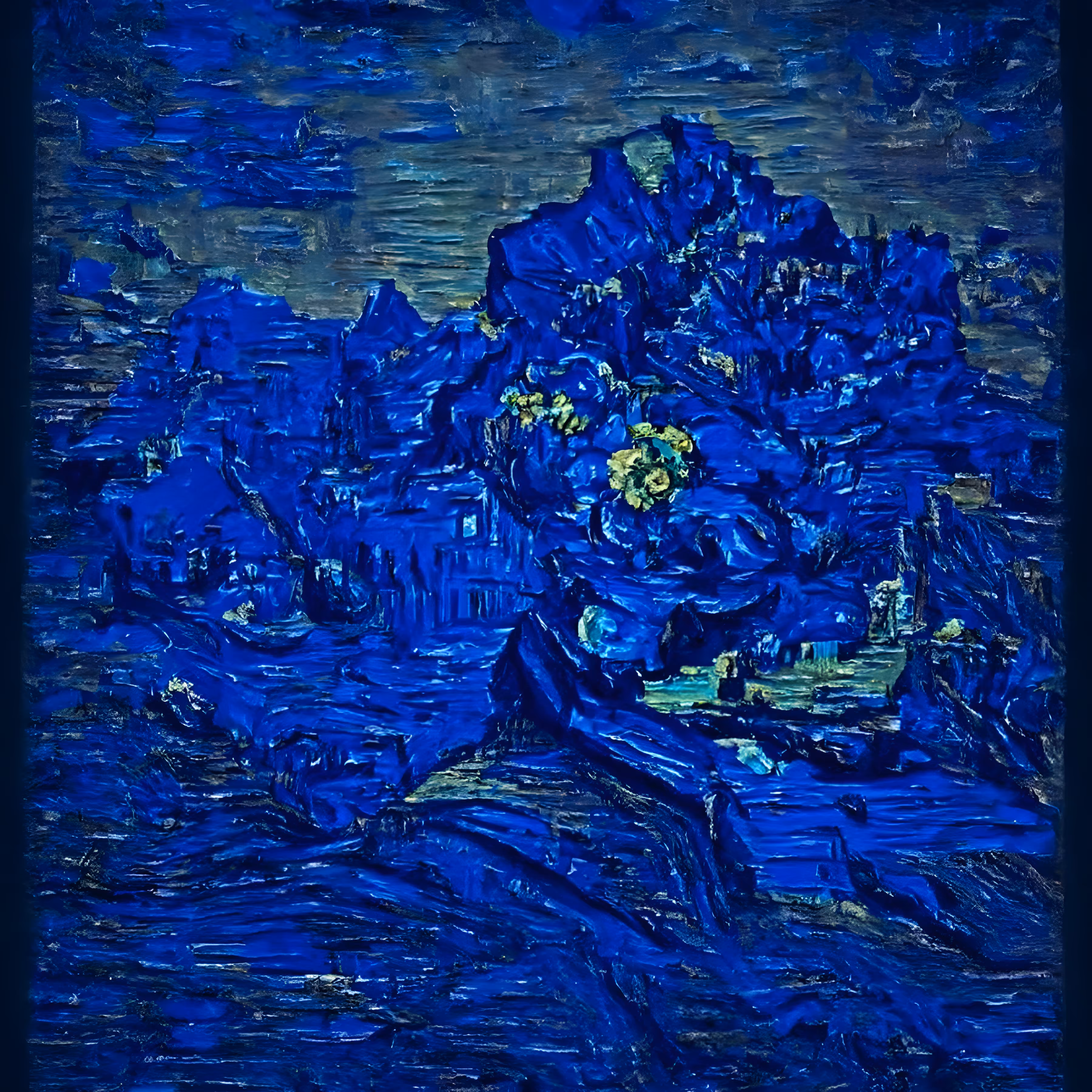 Prussian Blue 8K By Van Gogh
