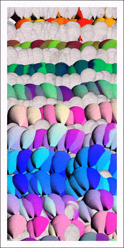 Balloon Field on Clouds #27