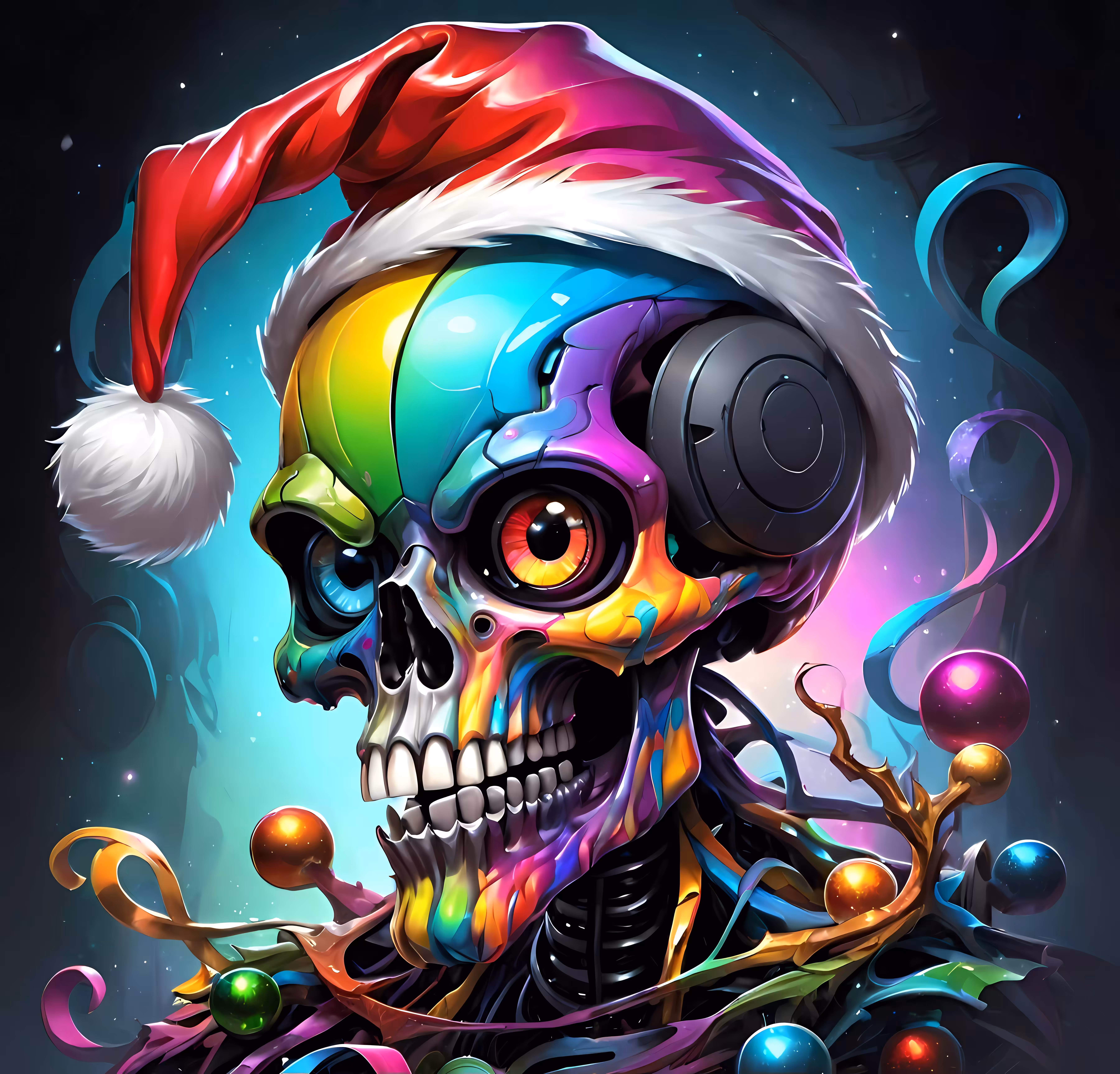 Skullbot Christmas