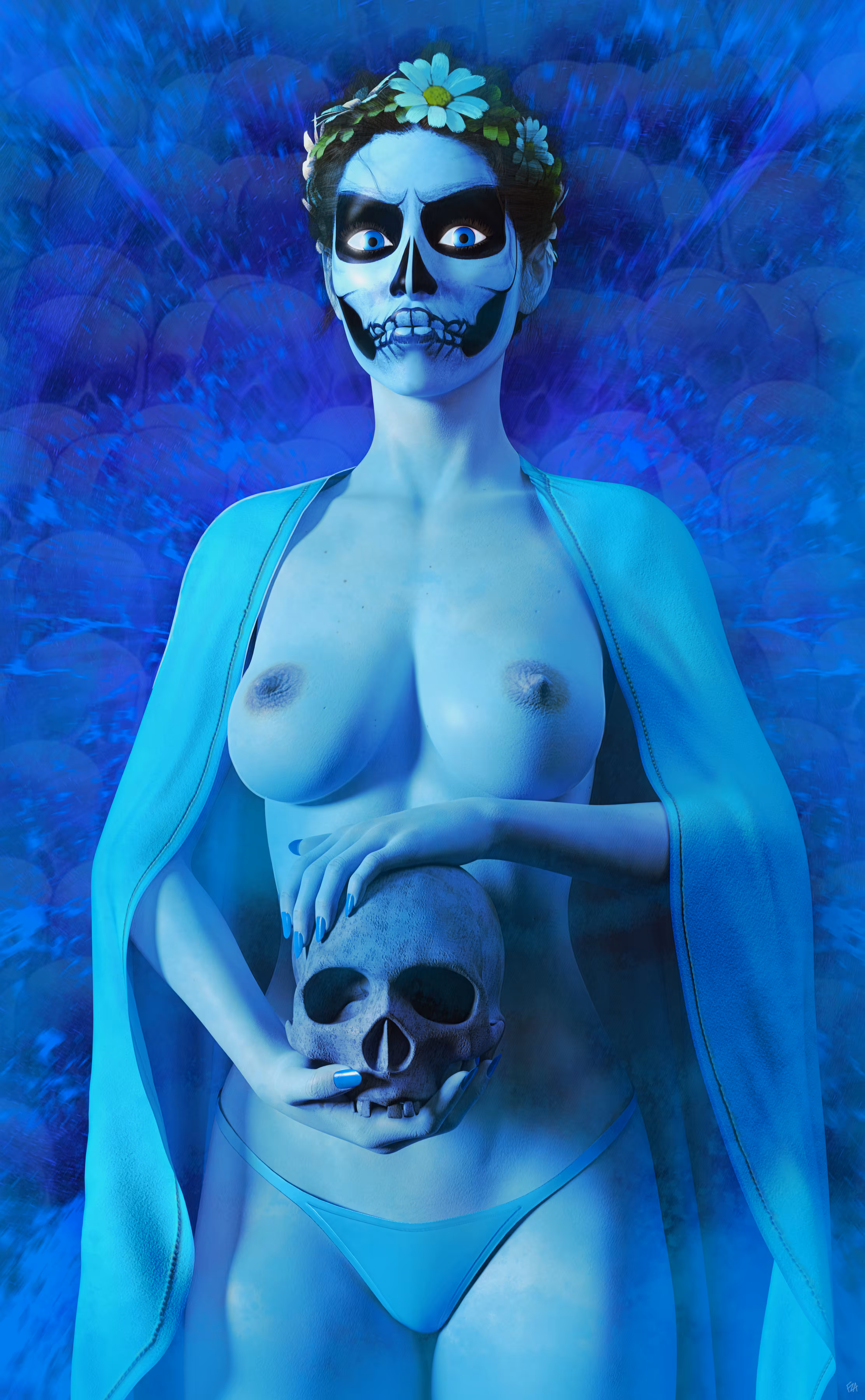 Skull Love #001