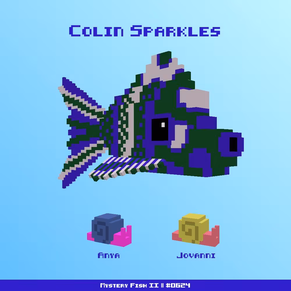 Colin Sparkles :: Mystery Fish 0624/1000