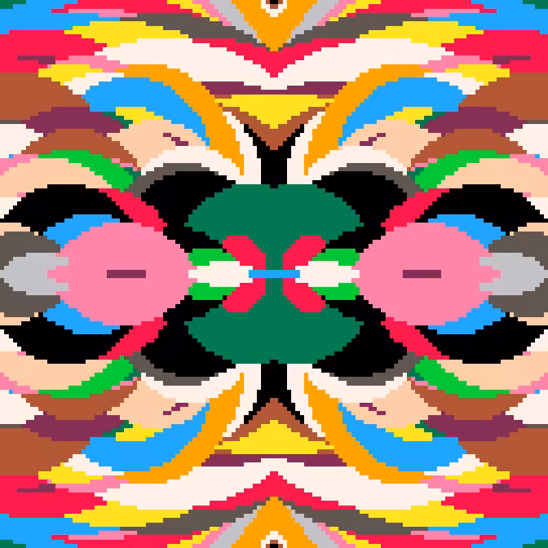 Rapid Psychedelic Inkblot Test Generator #15