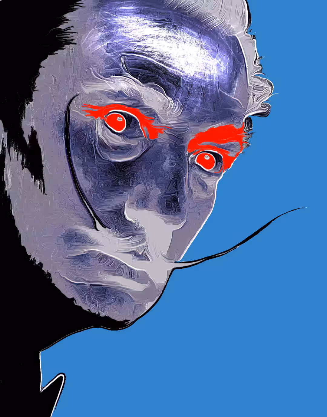 angry dali