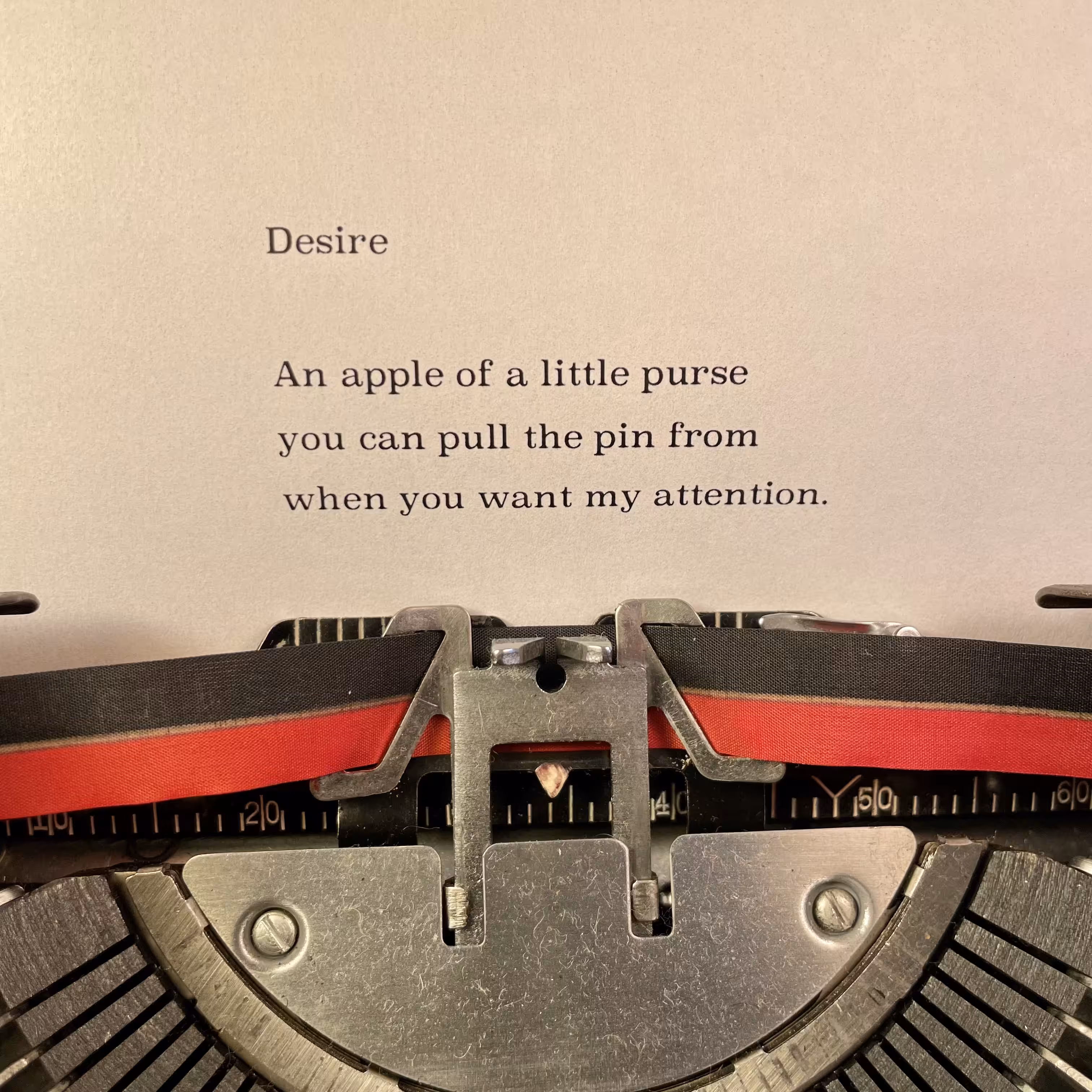 Love Poem Tercets: Desire