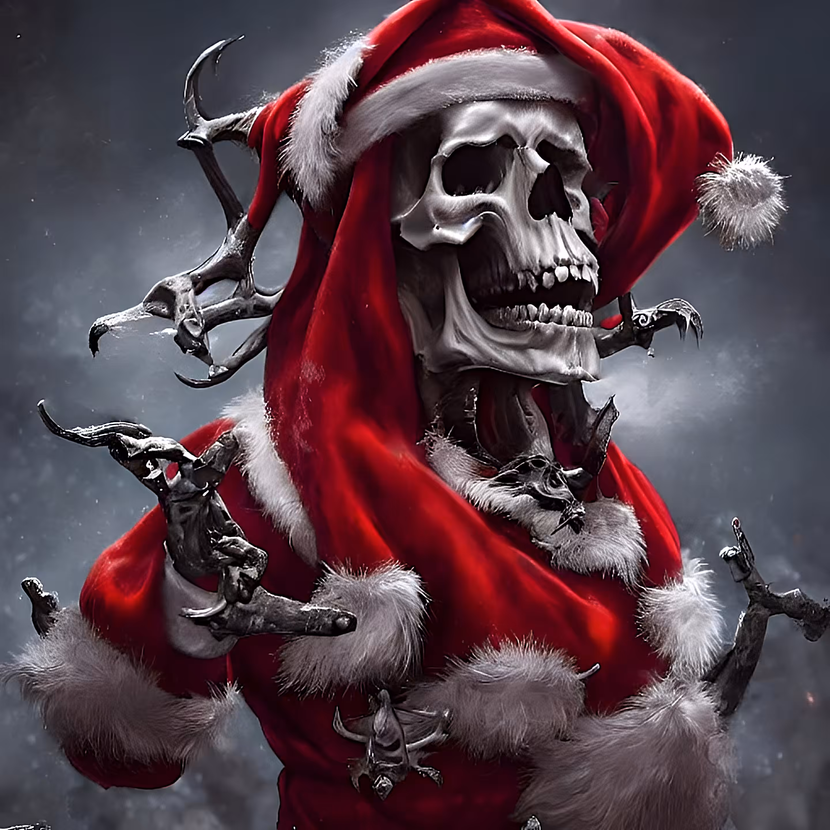 🎅CHRISTMAS SKULLS💀: 🎅CHRISTMAS SKULL💀 DAY 14