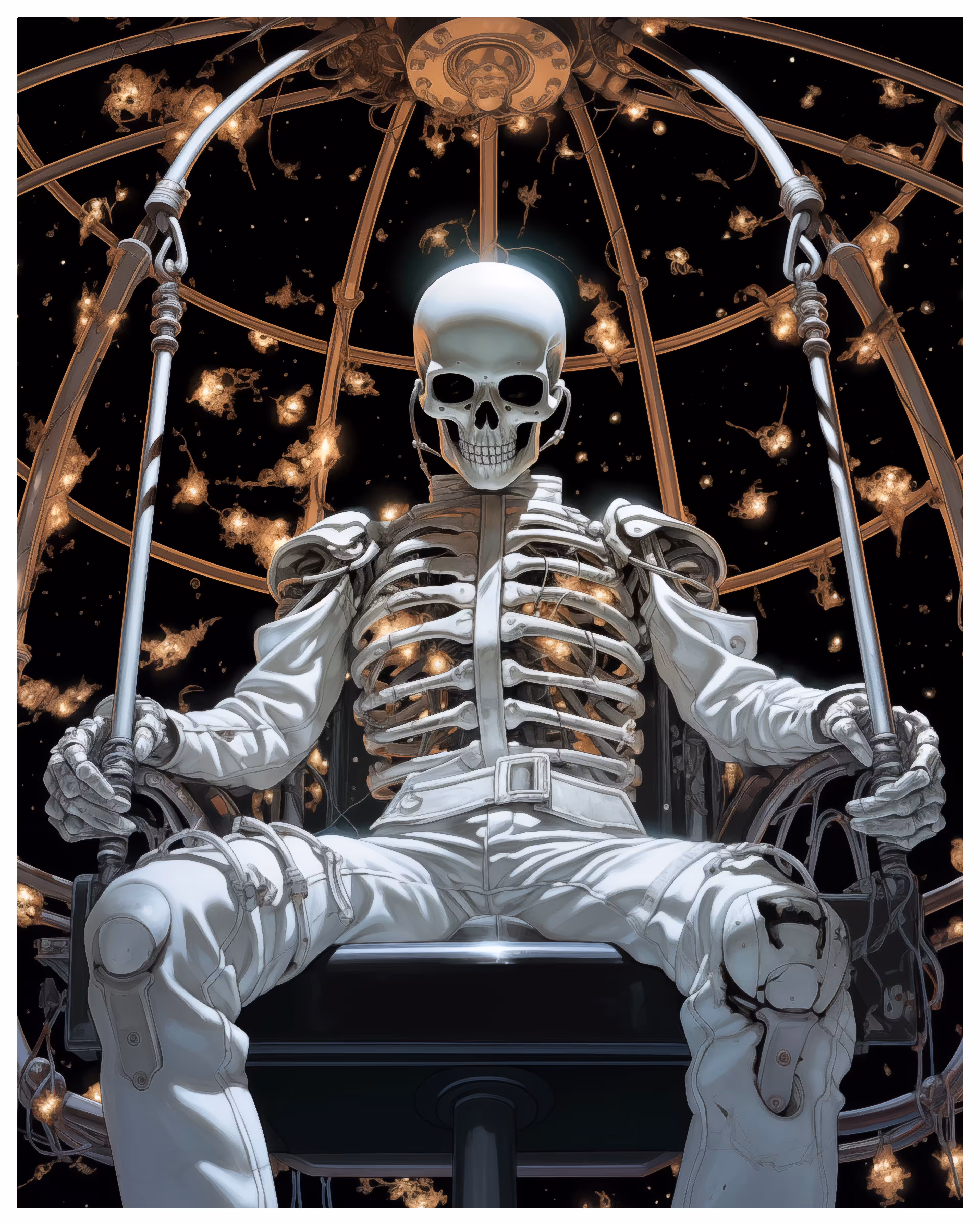 Skeleton and the stars 