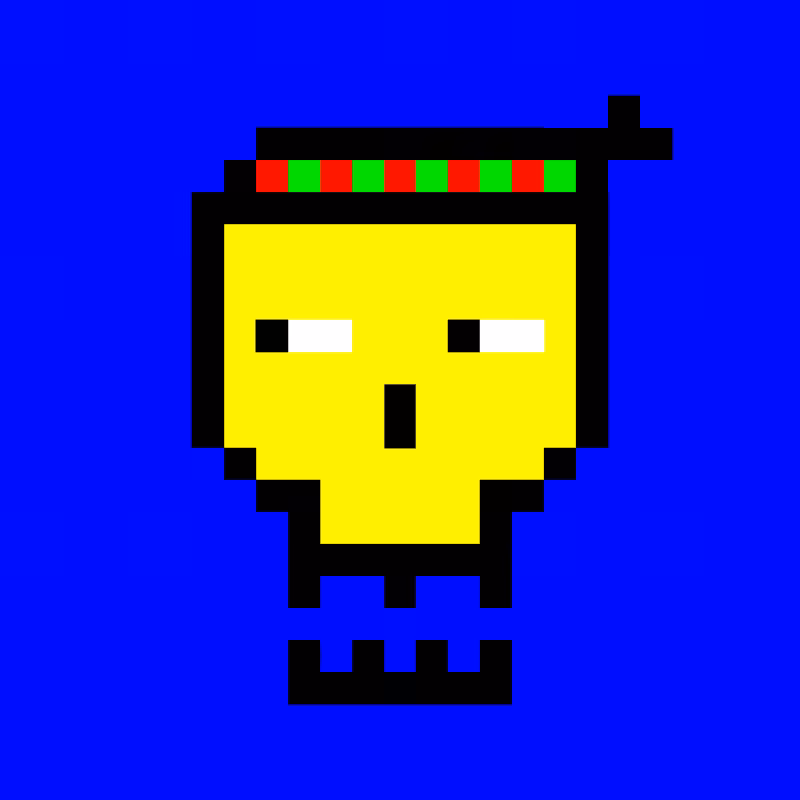 Pixel skull #2