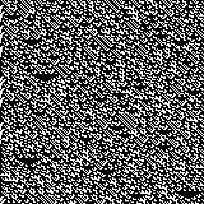 Colored Elementary Cellular Automaton #256