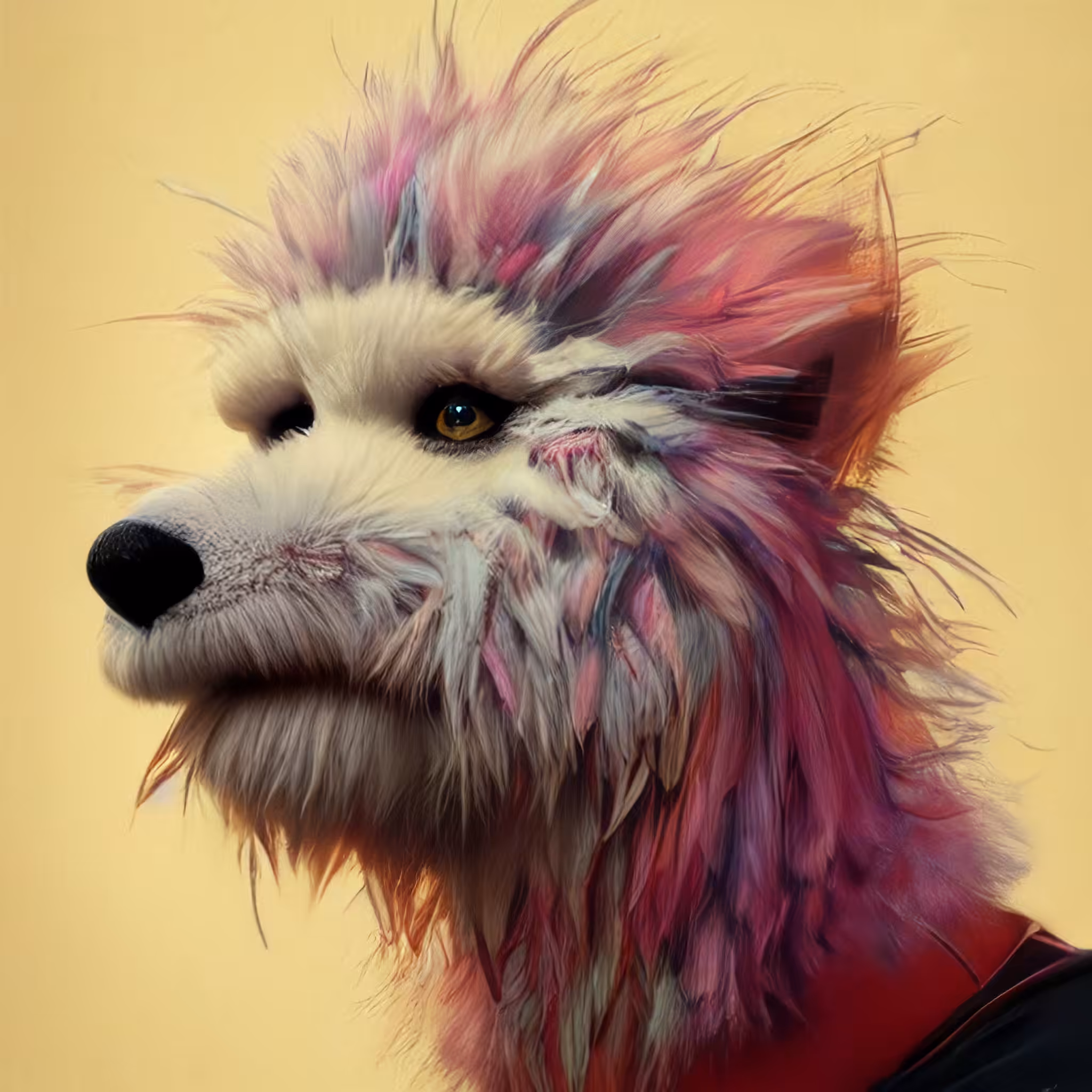 Adorable Furry Creature Collection: Furry Wolf 0672