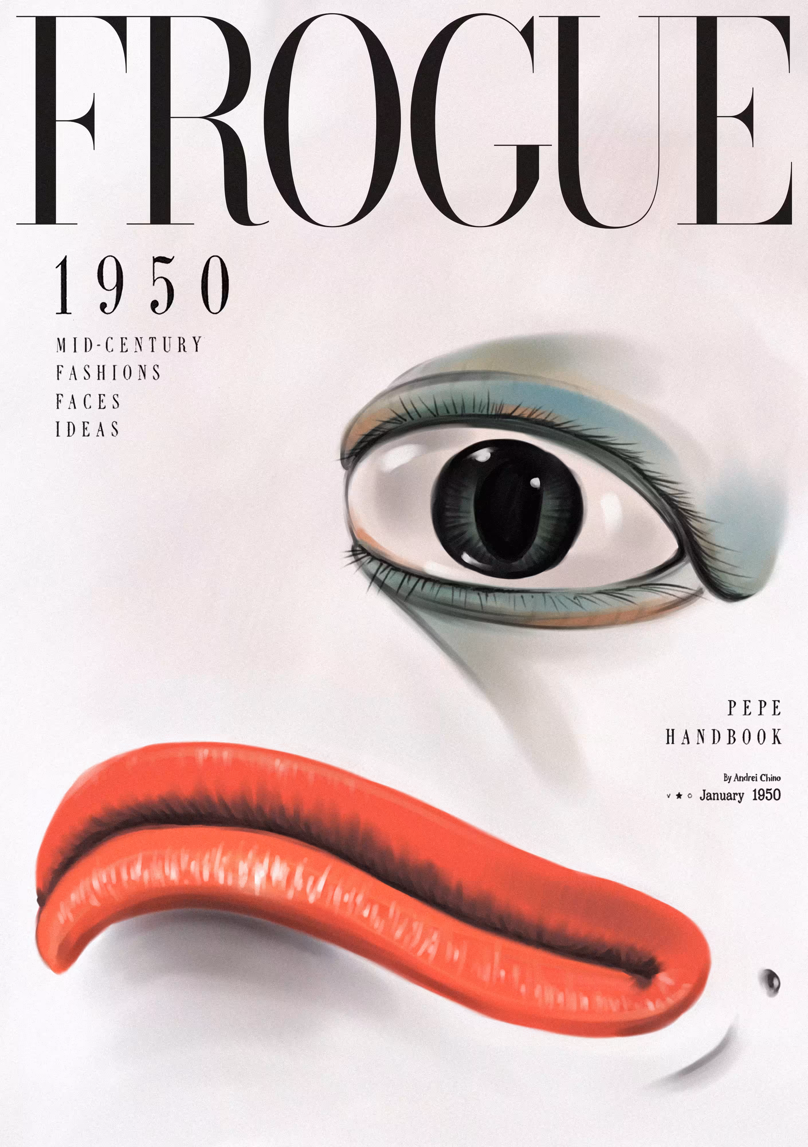 FROGUE magazine 1950 - Pepe handbook