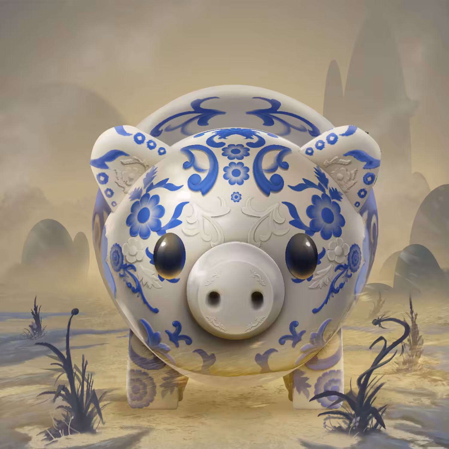 Porcelain Pigs