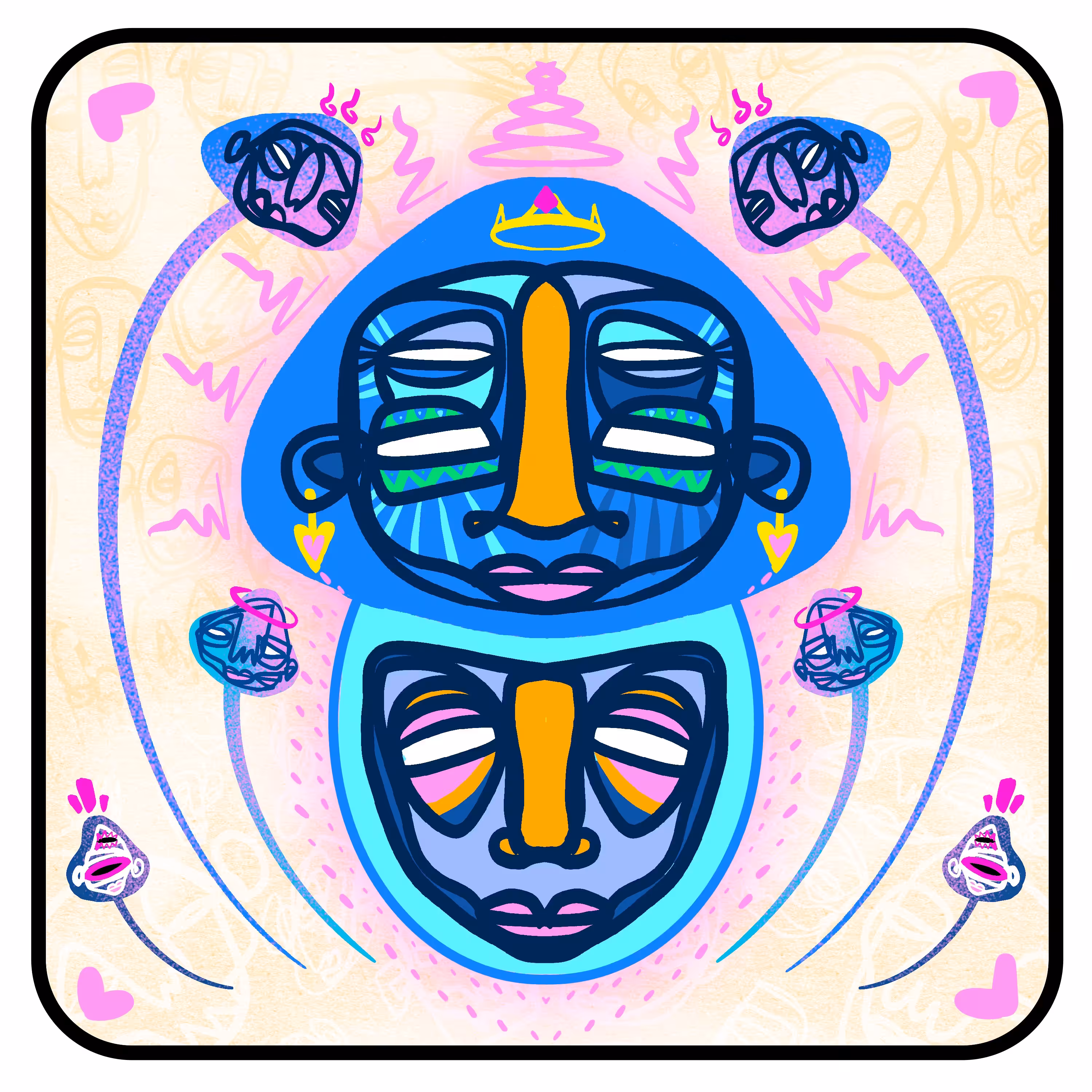 The Mushroom People x FiiiDGT : Mind Menders