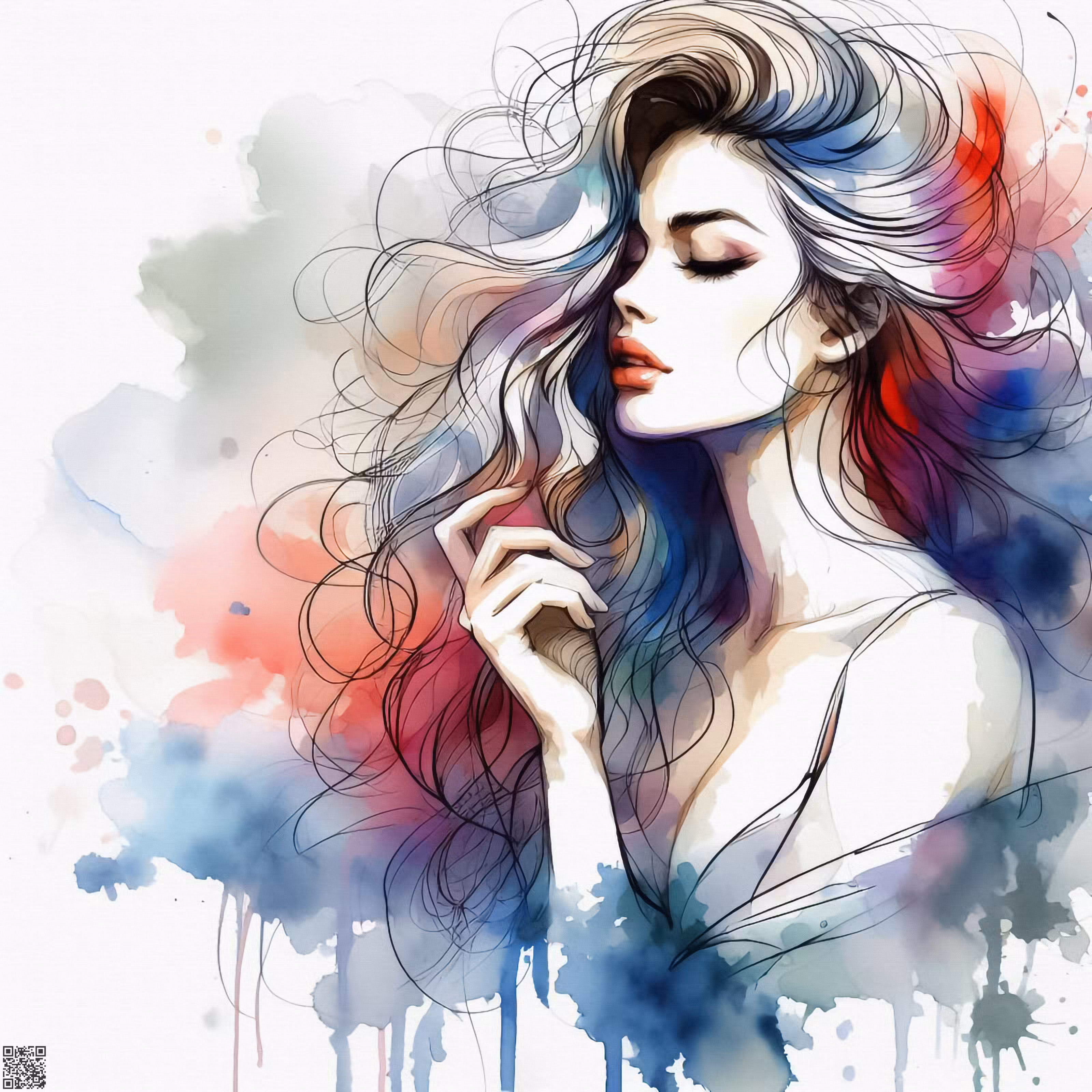 🎨Feminine Beauty in Paint#120