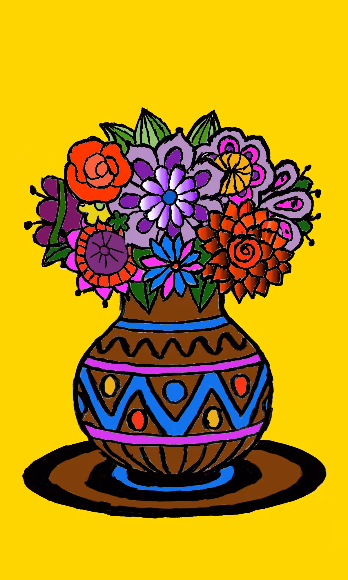 Traditional Flower Vase
