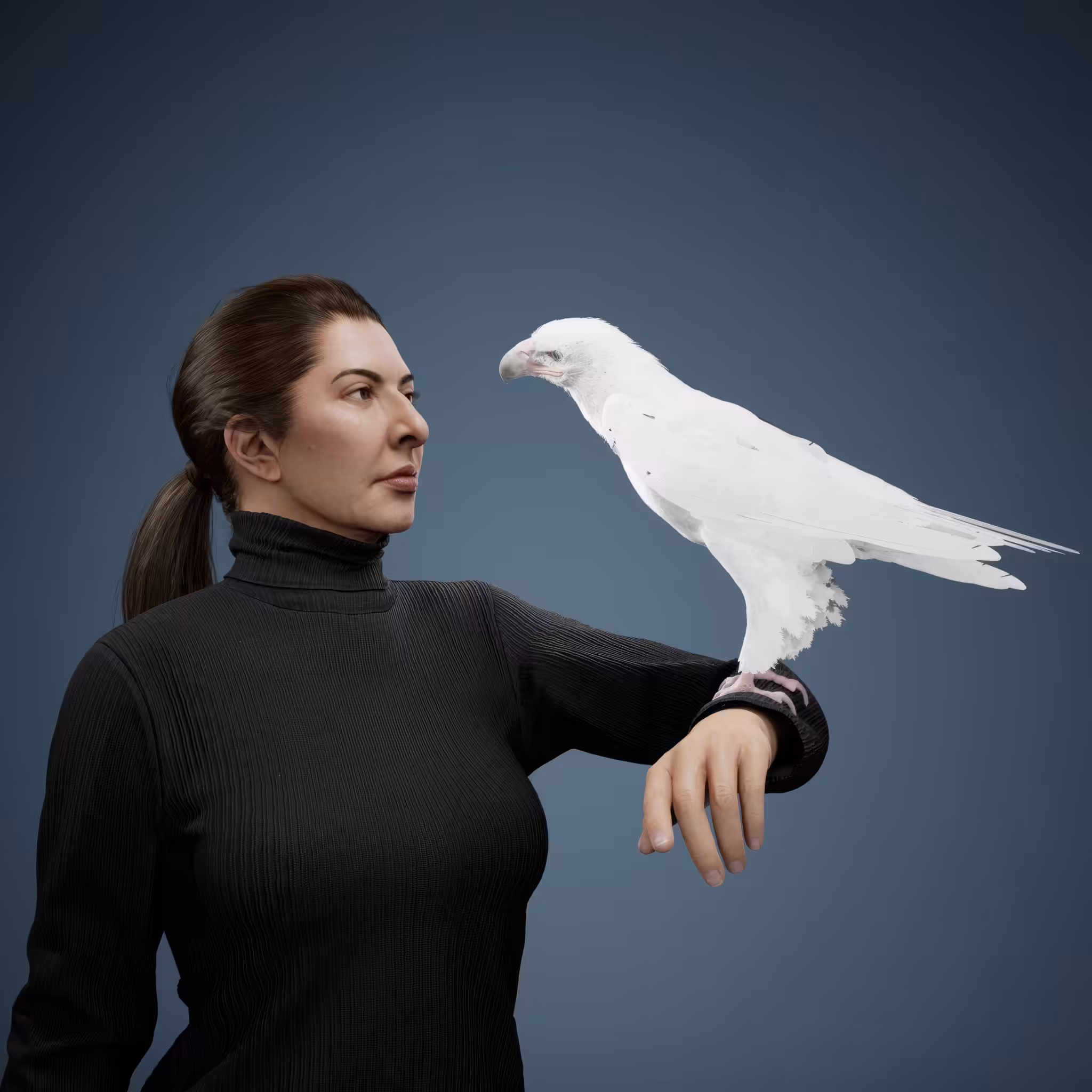Portrait with Eagle #581
