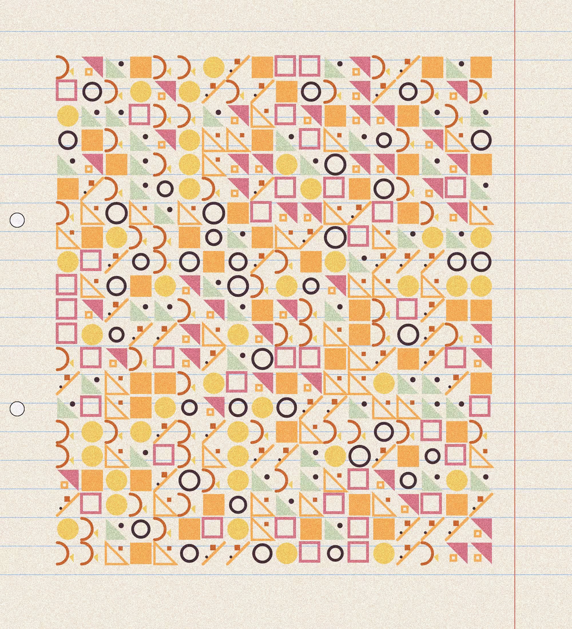 sketchbook page 4: basic shapes #2