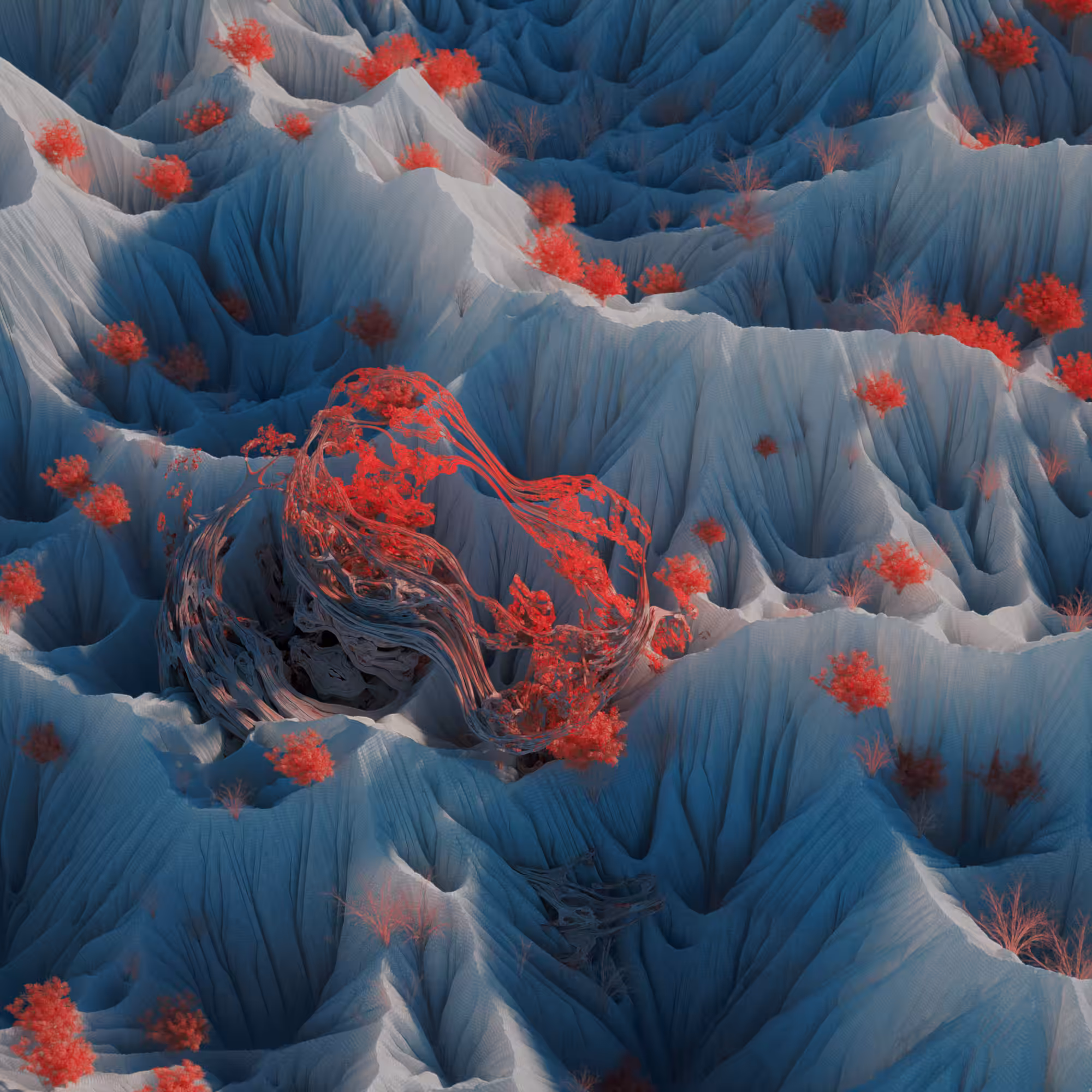 Fleeting colors of the mountains