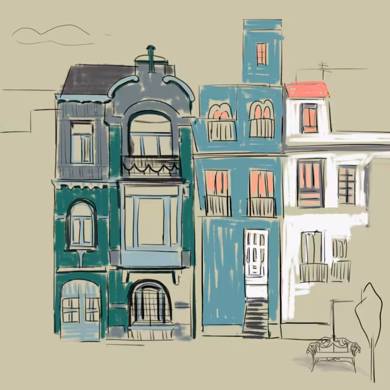 Architectural sketches #60