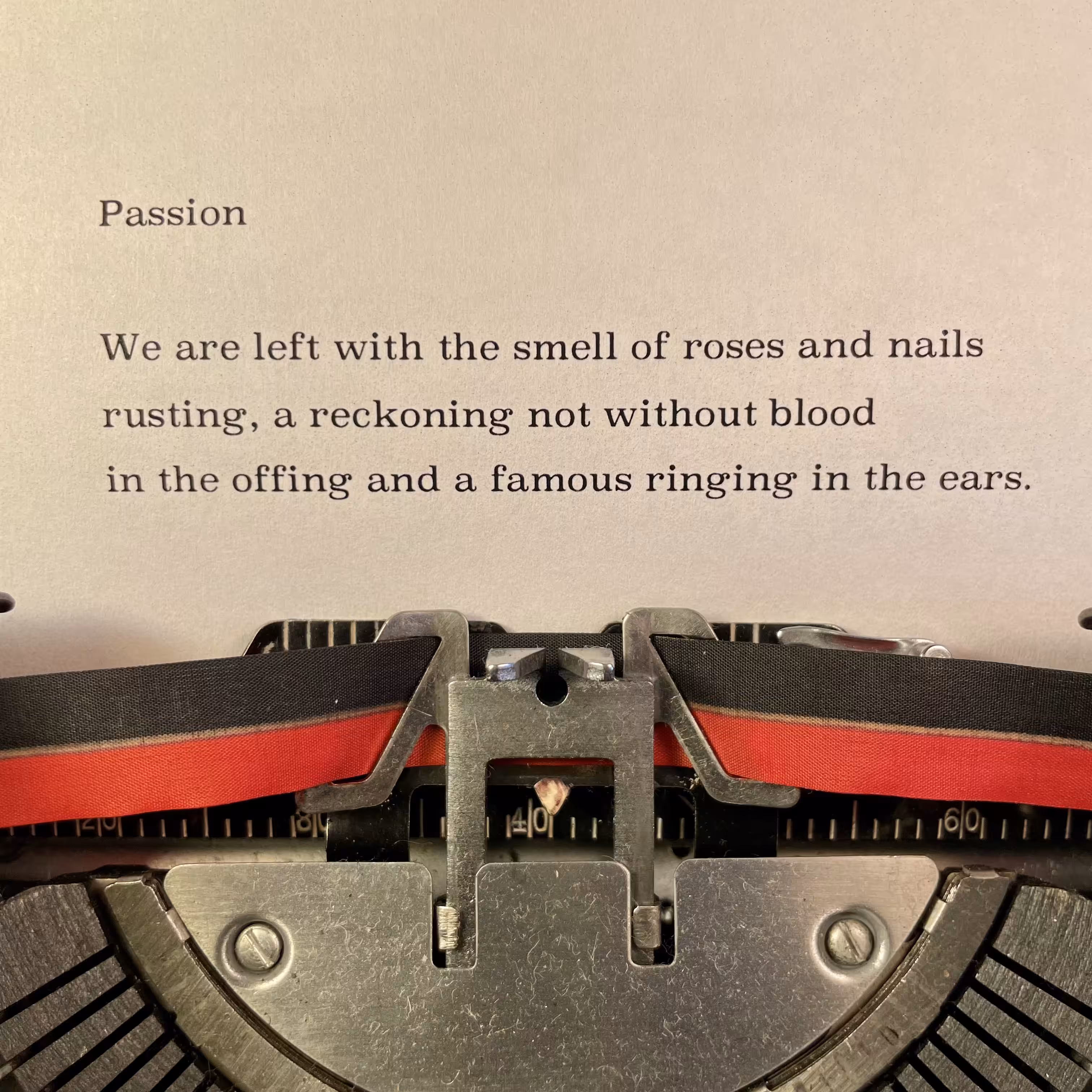 Love Poem Tercets: Passion