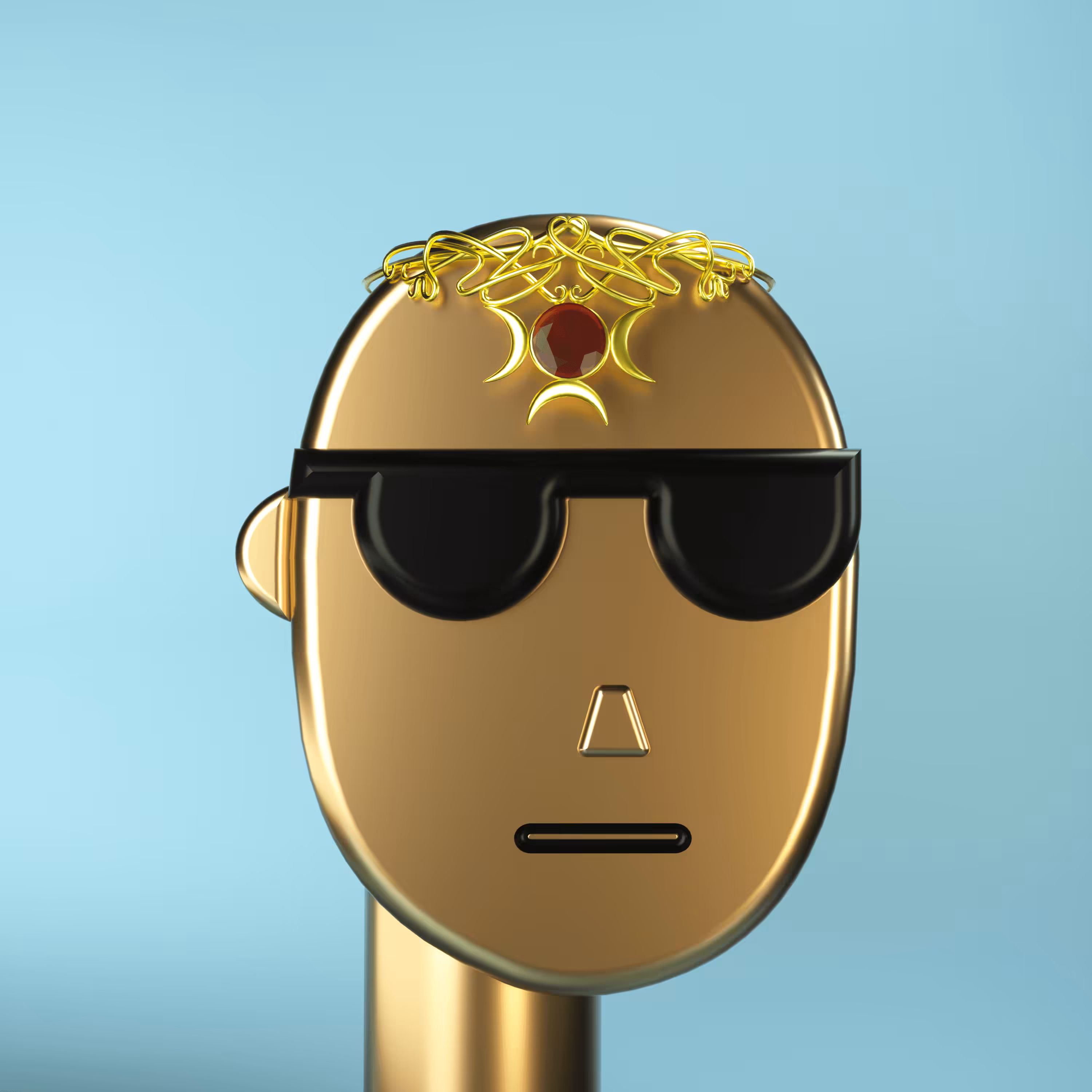 3D Chrome Punk #1006