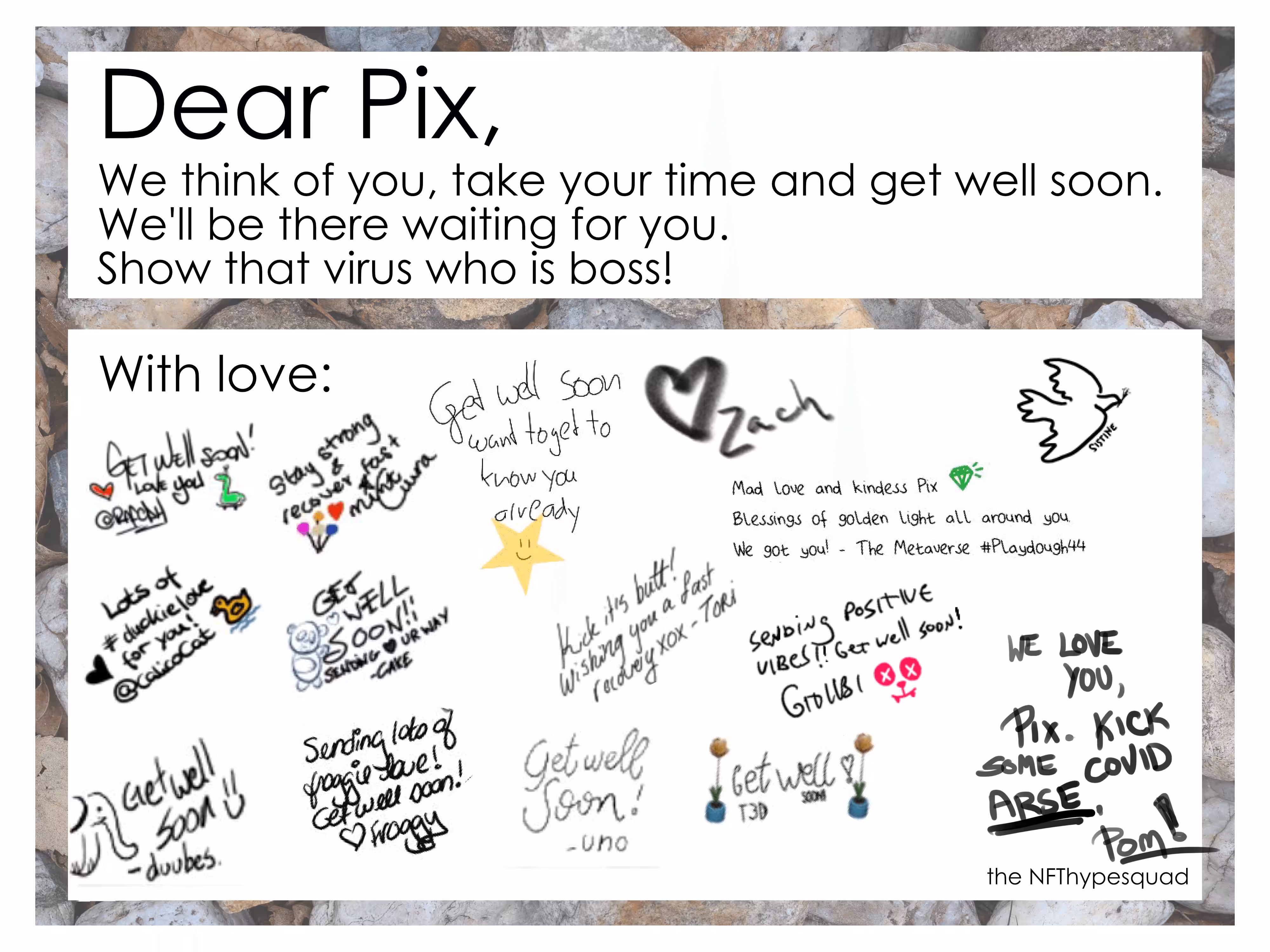 GET WELL SOON, PIX.