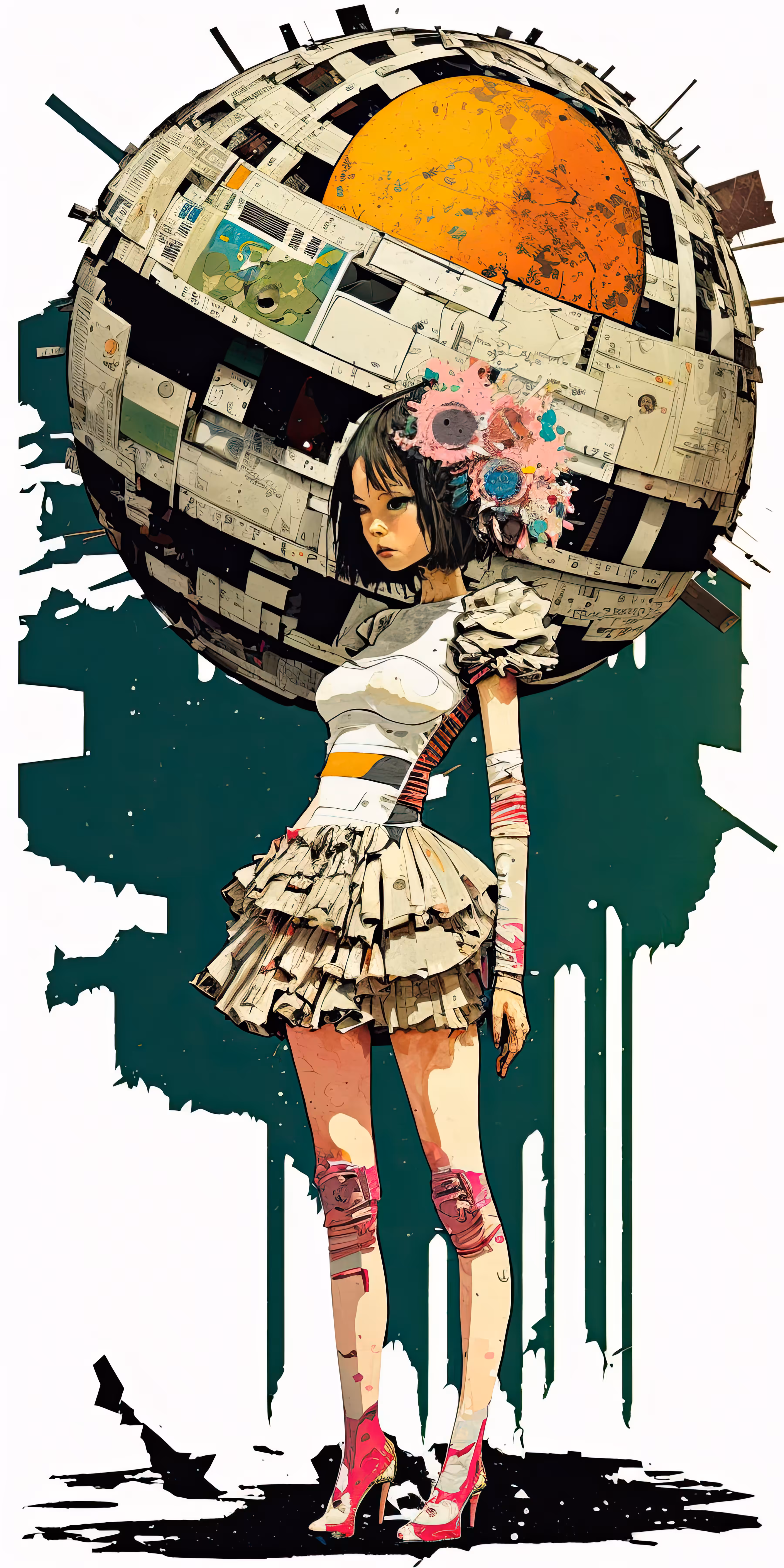 Death-star Paper Head
