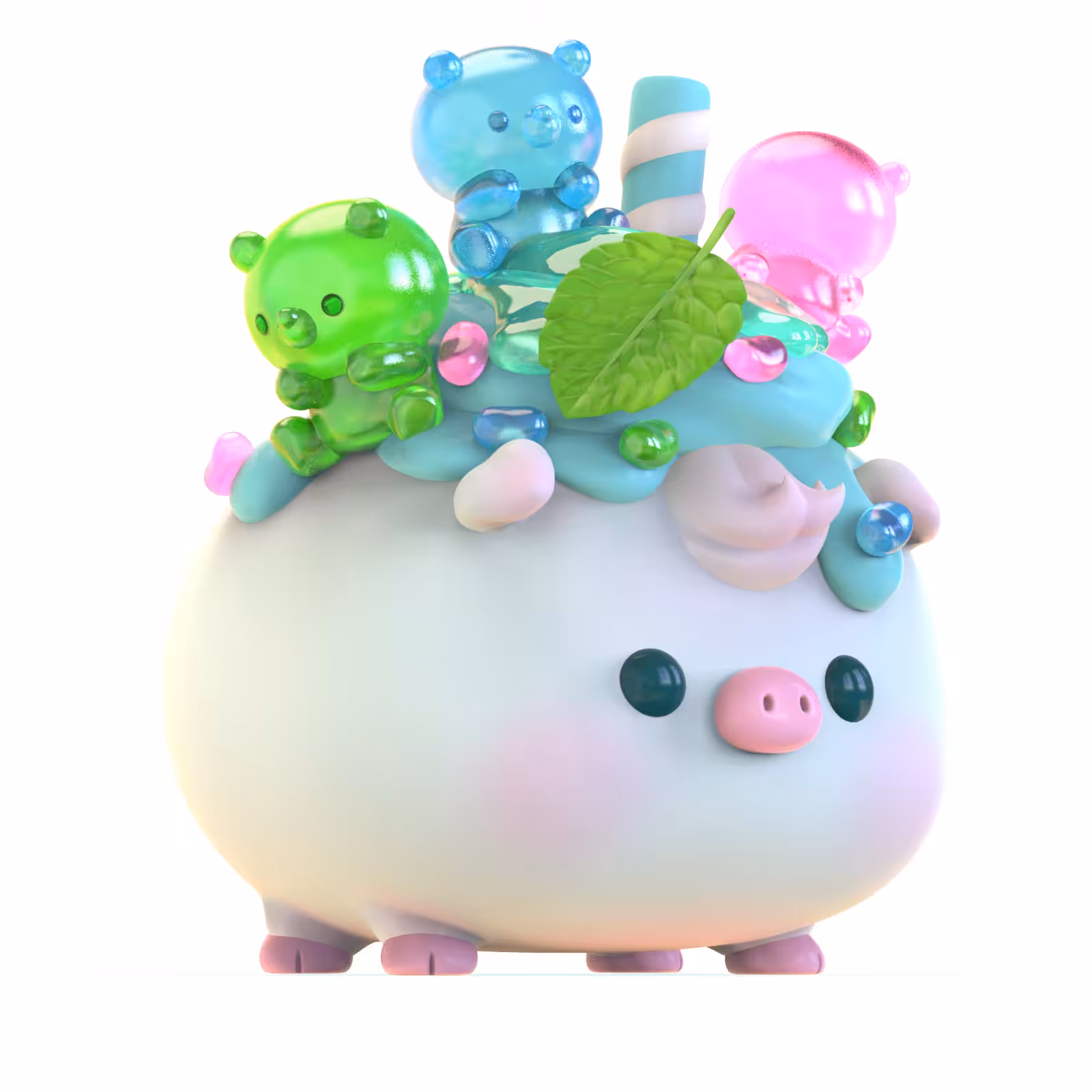 001 Booka : Jelly Bear & Bean Cupcake