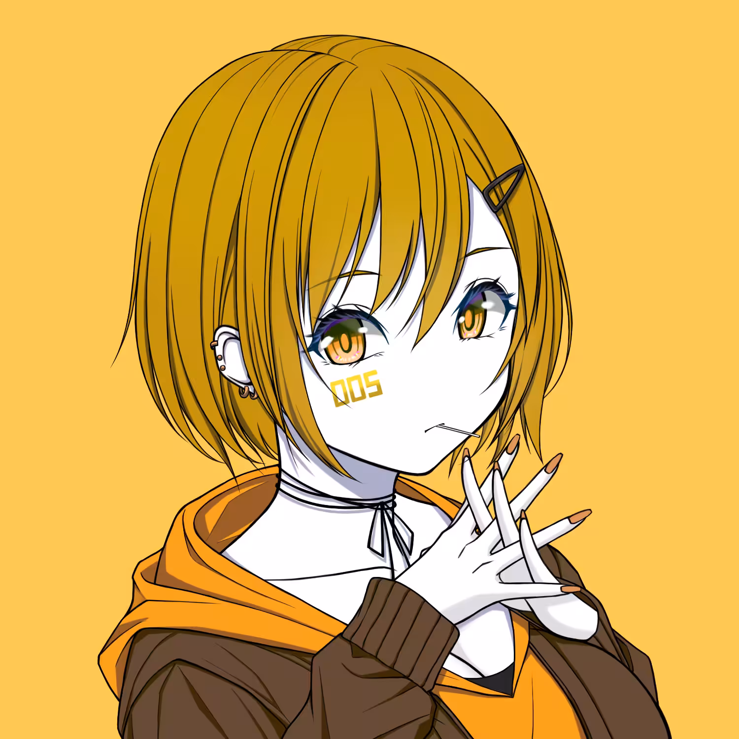 Cool Girl #005 × YUKKINI PFP original color