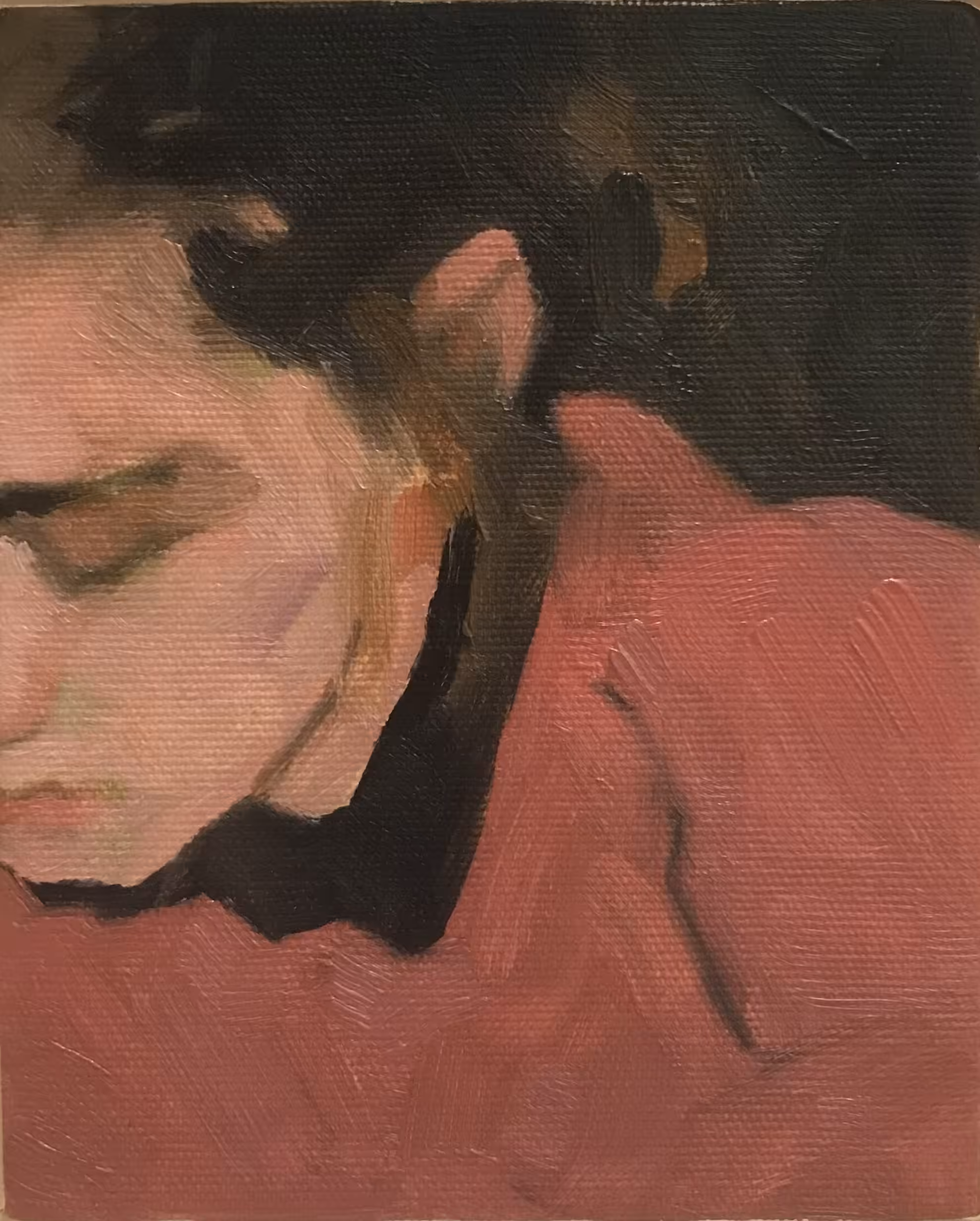 Study of girl with red dress 