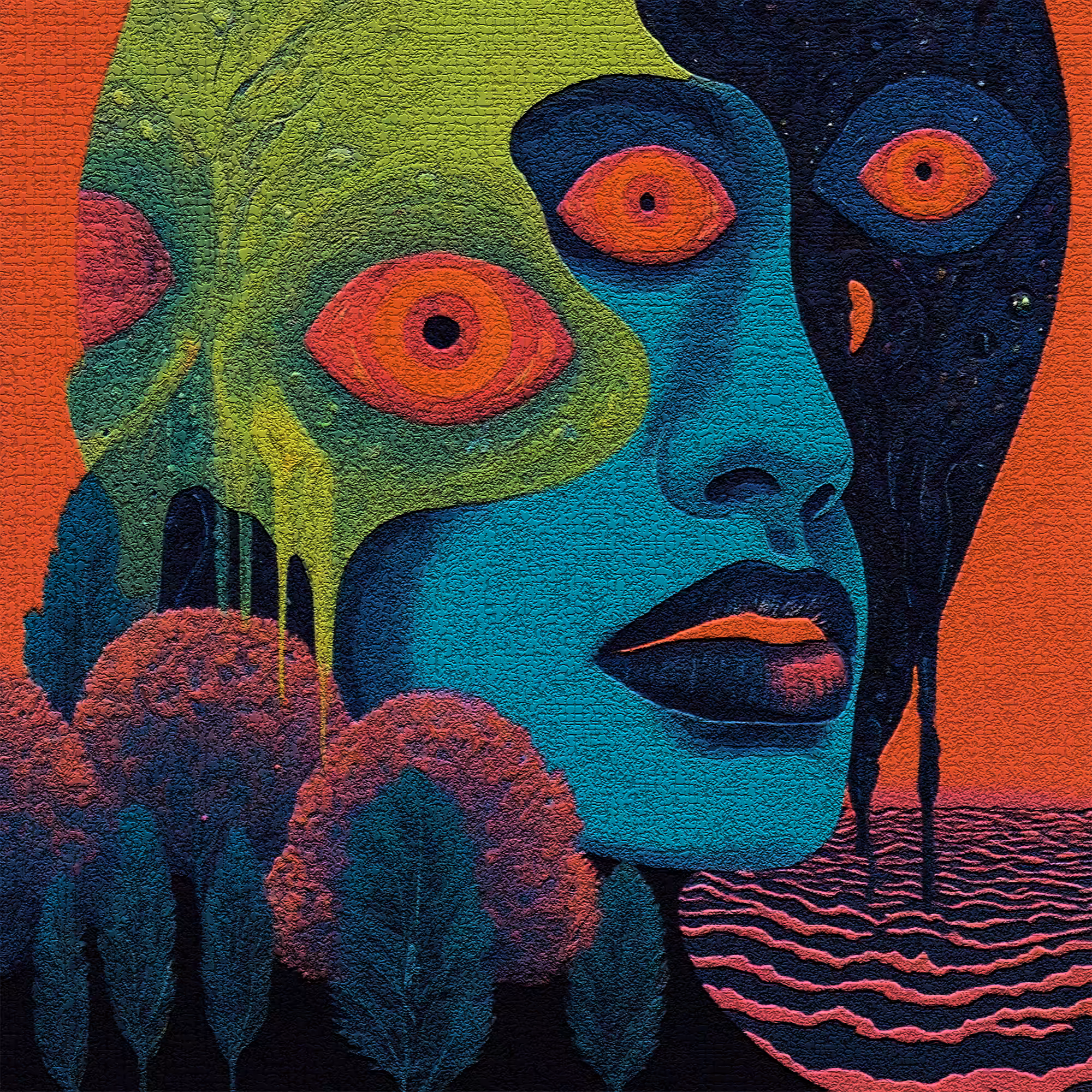 Eyes of the Eternal Bloom Painting