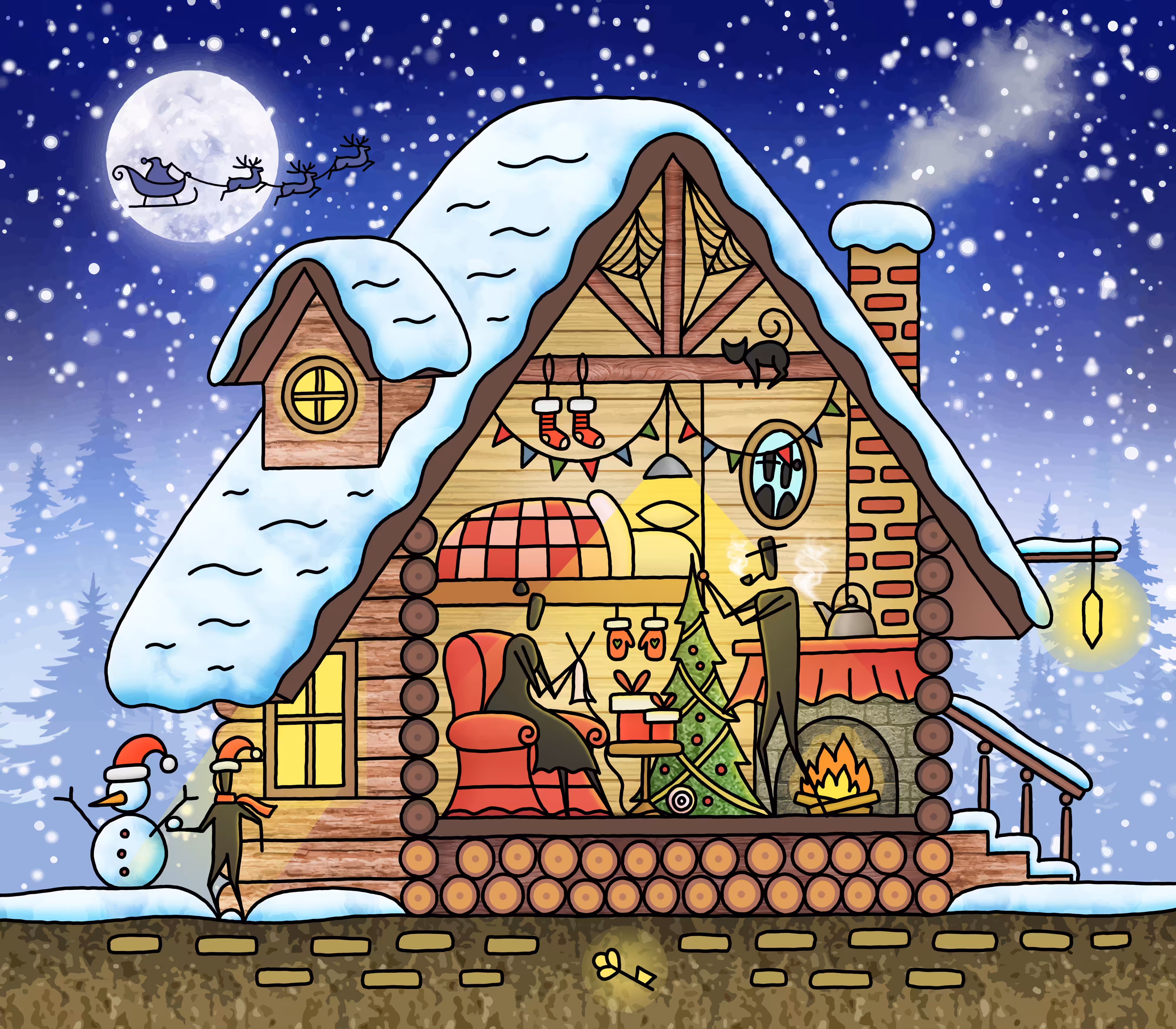 Winter Cottage